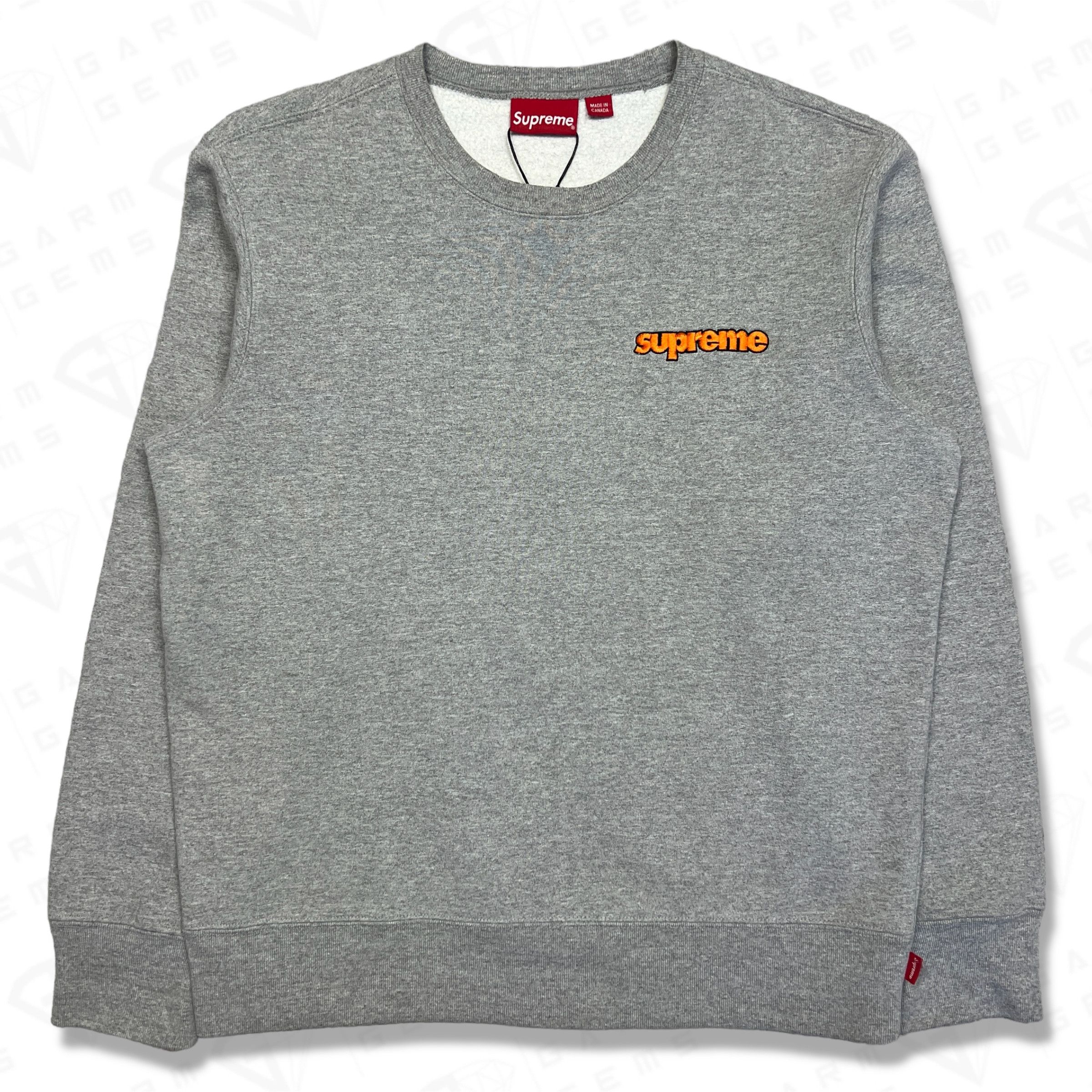 Supreme Supreme Embroidered Logo Sweatshirt Size US M / EU 48-50 / 2 - 1 Thumbnail