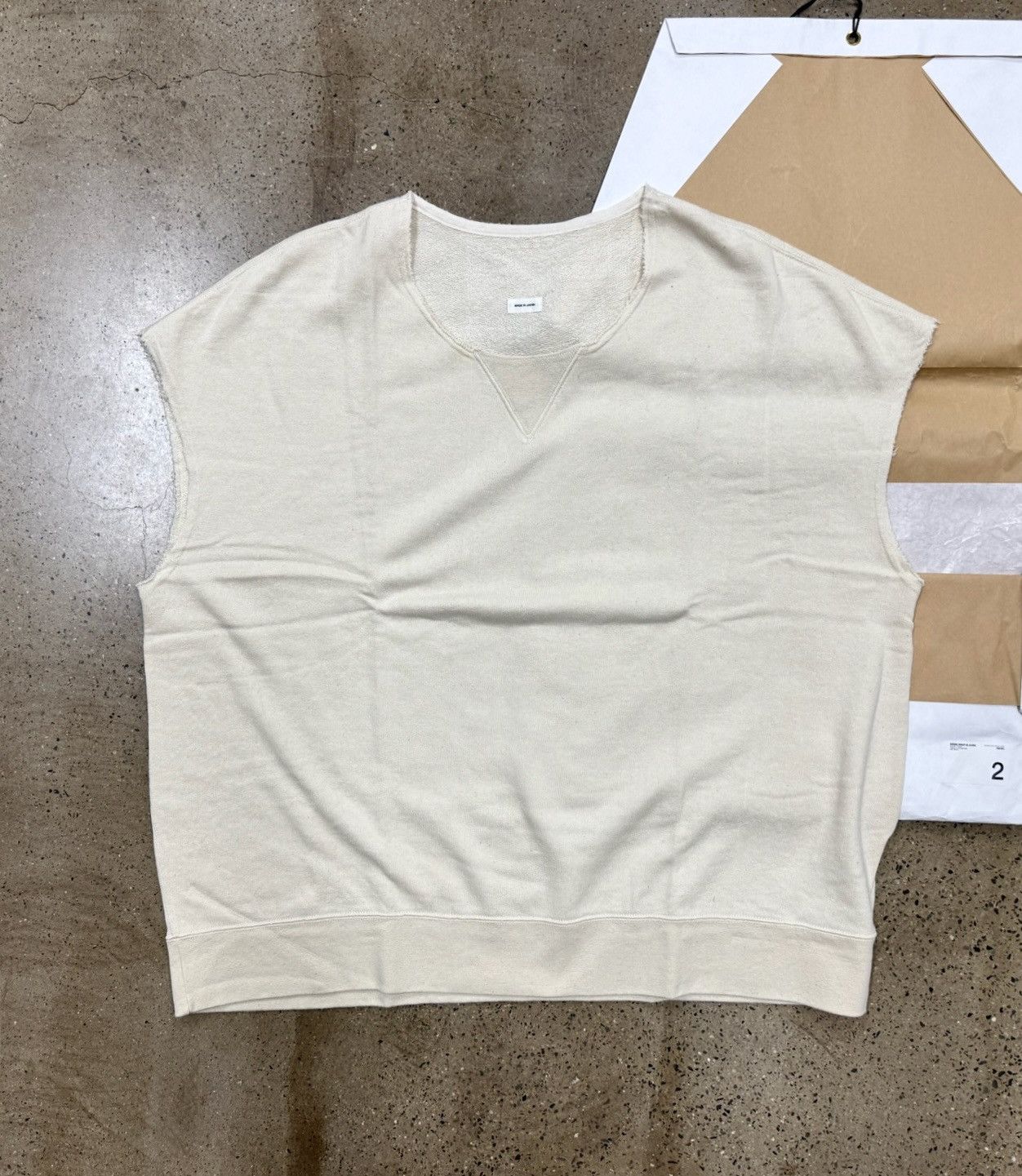 Visvim Visvim 22ss MONDO SWEAT S/L (C/WS) Ivory Size US M / EU 48-50 / 2 - 1 Thumbnail
