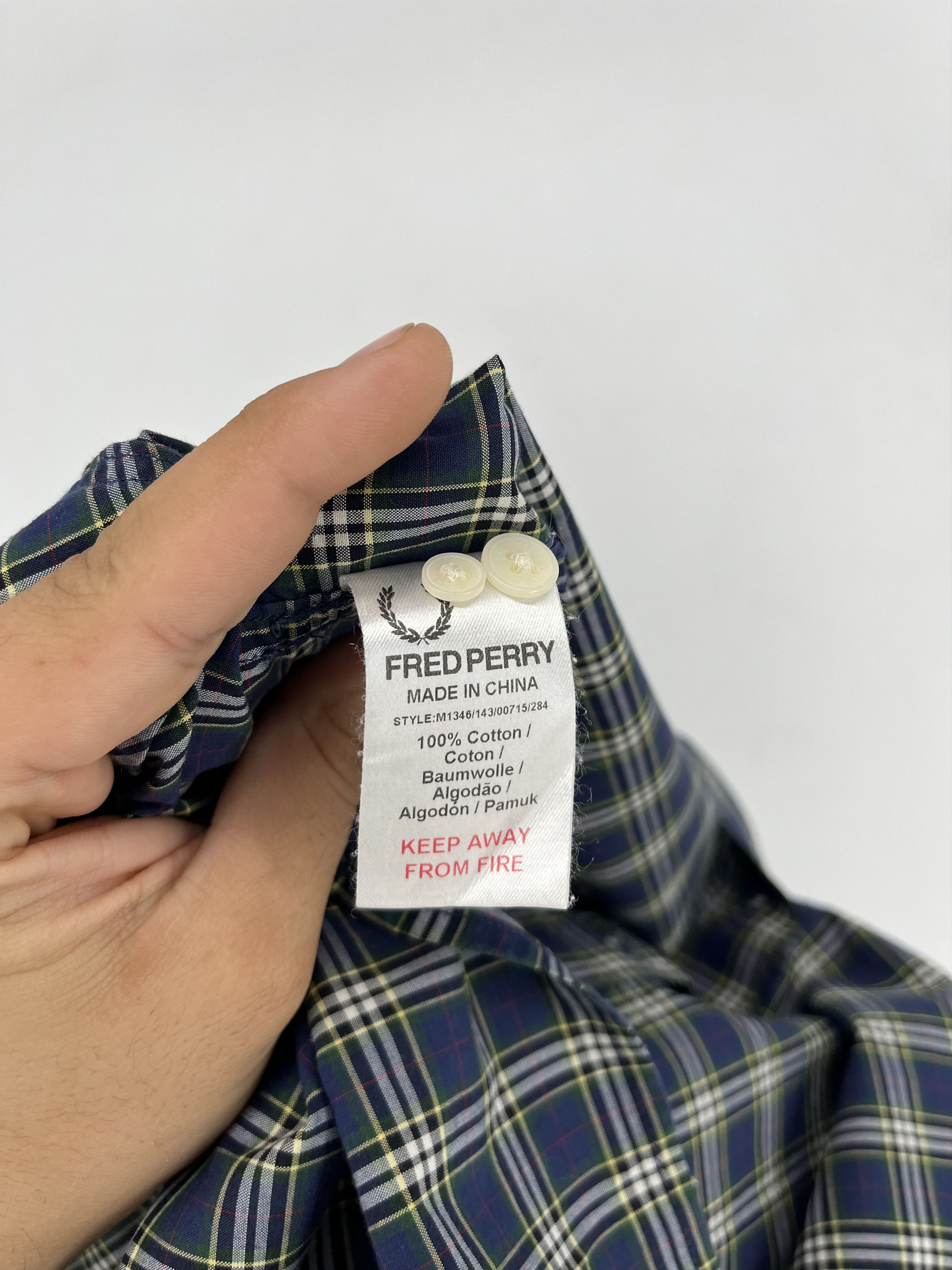 Fred Perry Vintage Men’s Fred Perry Button Up Shirt Streetwear Casual Size US L / EU 52-54 / 3 - 10 Thumbnail