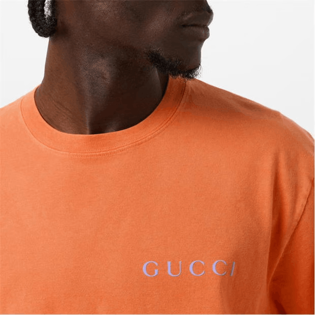 Gucci Logo Short Sleeve T-Shirt Size US M / EU 48-50 / 2 - 5 Thumbnail