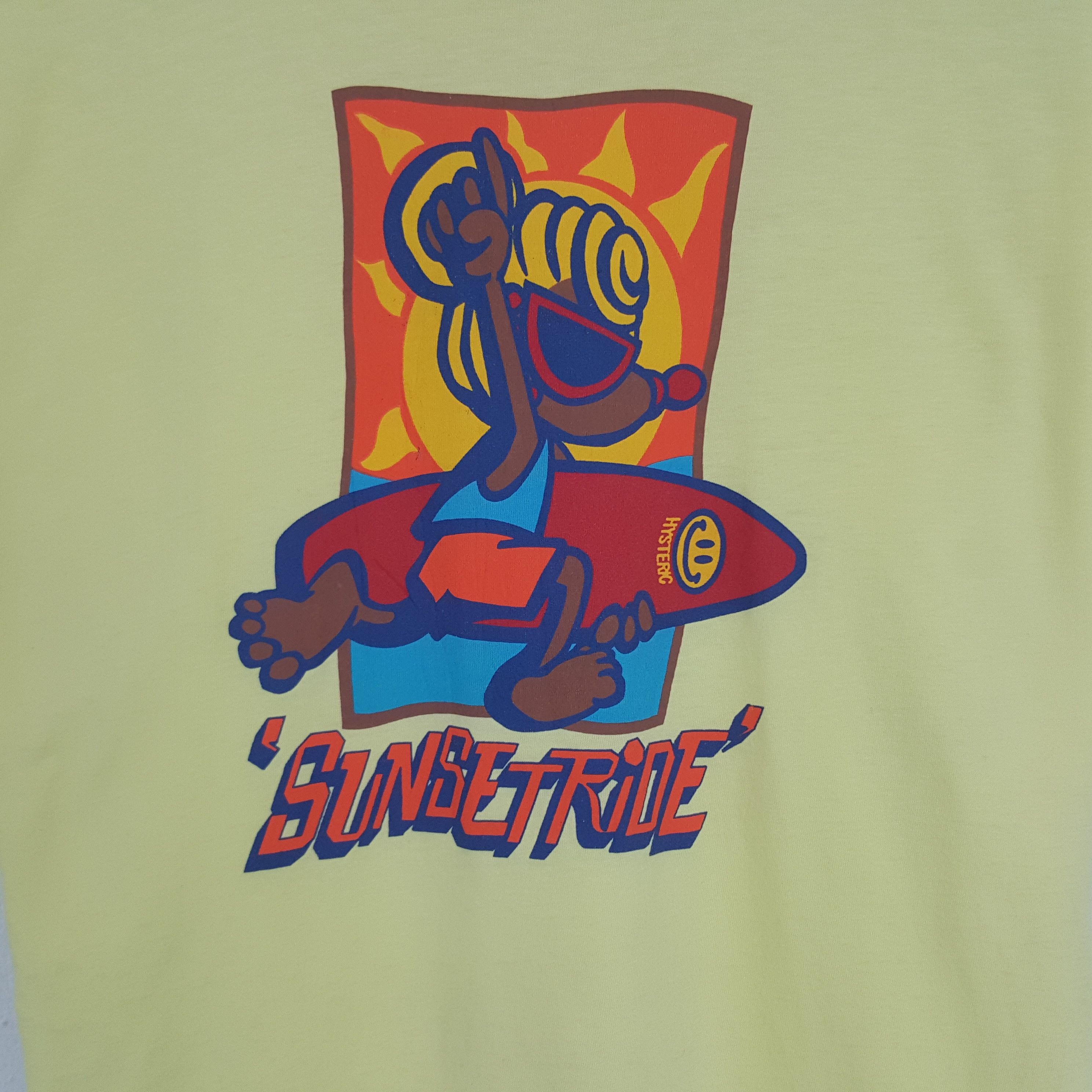 Hysteric Glamour × Japanese Brand × Vintage Vintage Hysteric Mini Sunsetride Tshirt Size US S / EU 44-46 / 1 - 2 Thumbnail