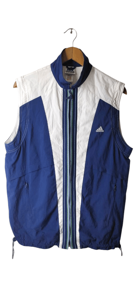 Vintage VINTAGE ADIDAS 90S MADE IN HUNGARY SLEEVELESS JACKET Size US M / EU 48-50 / 2 - 4 Thumbnail
