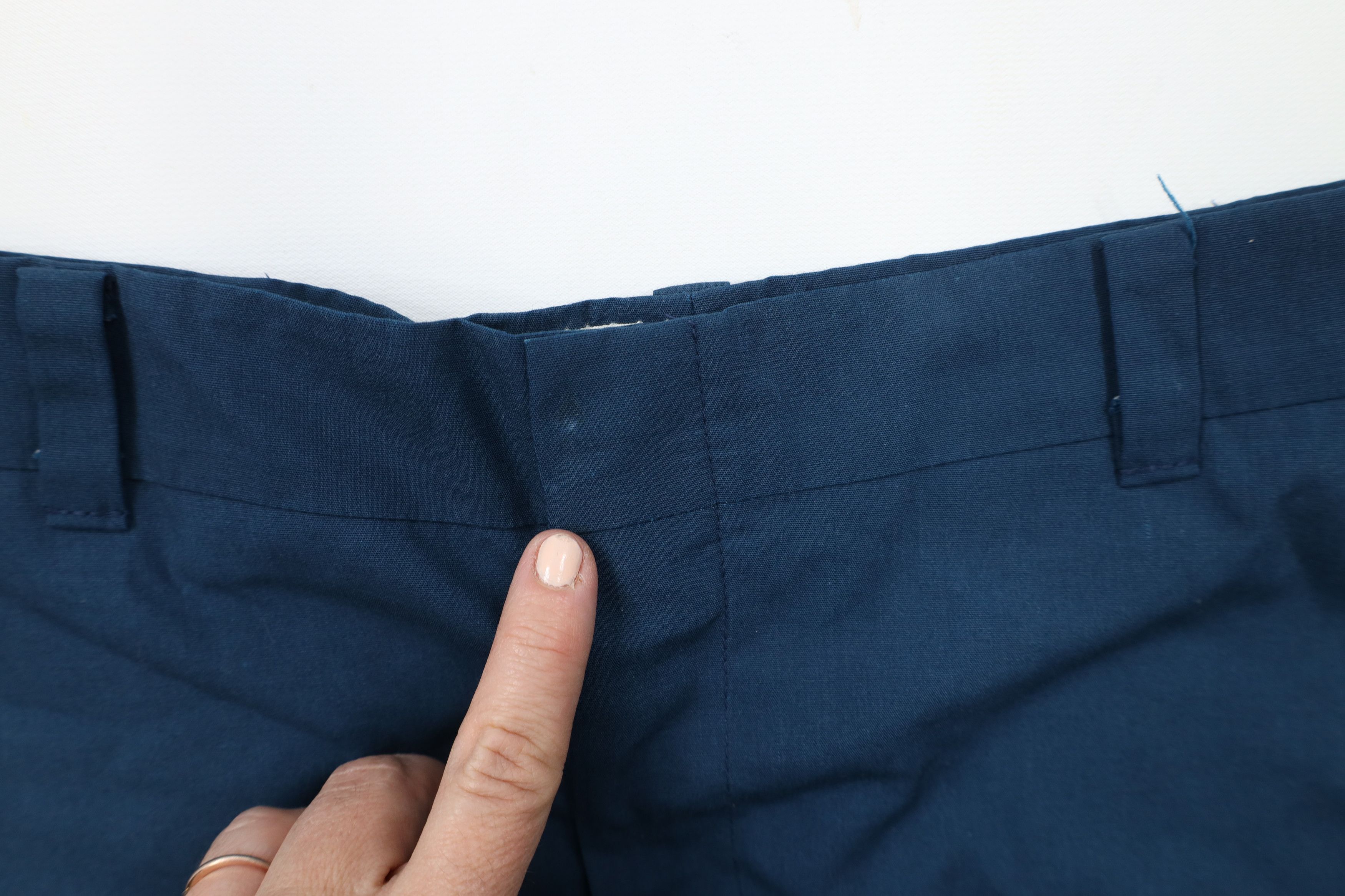Vintage Vintage 50s 60s Streetwear Above Knee Chino Shorts Blue USA Size US 34 / EU 50 - 6 Thumbnail