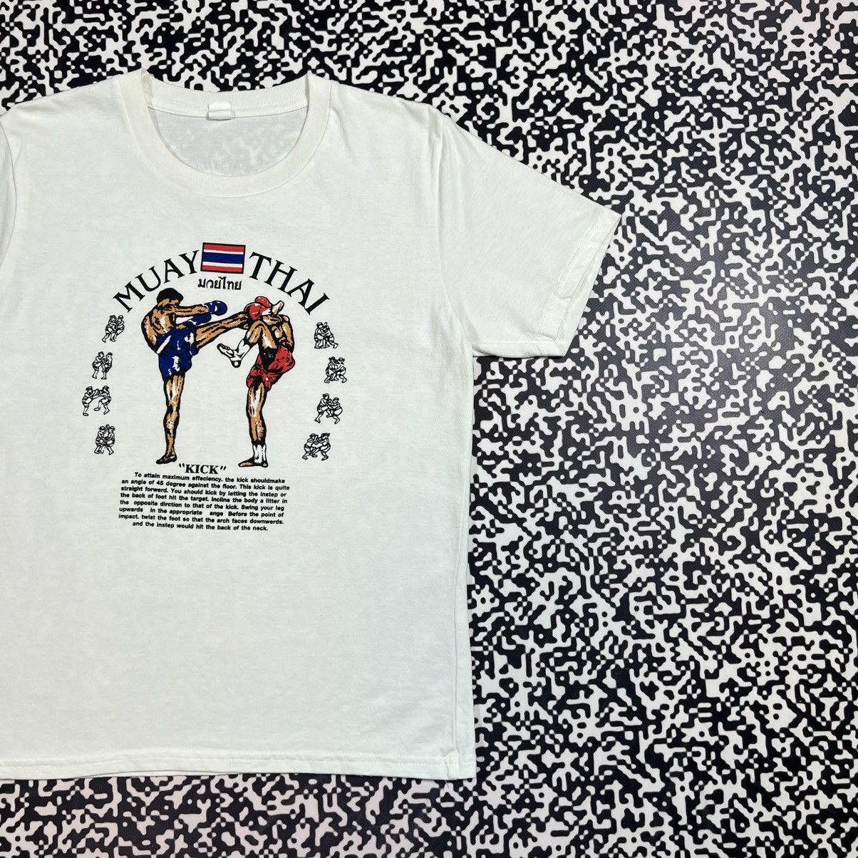Japanese Brand Vintage Y2K Muay Thai Thailand Retro Japanese Style T-shirt Size L / US 10 / IT 46 - 6 Thumbnail