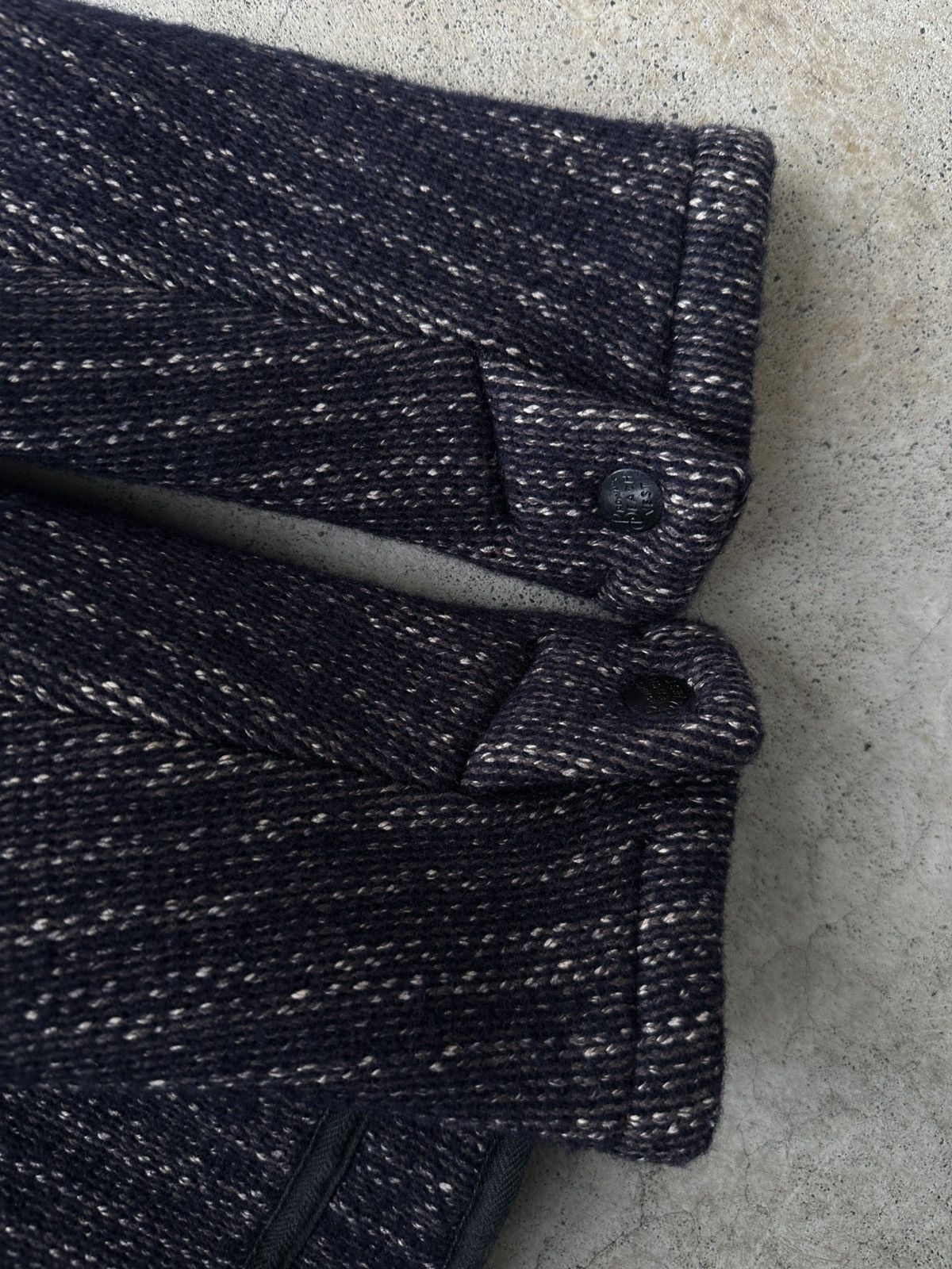 Full Count & Co. Brown’s Beach Cloth Wool Blazer Dark Salt peper Navy jacket Size US S / EU 44-46 / 1 - 5 Thumbnail