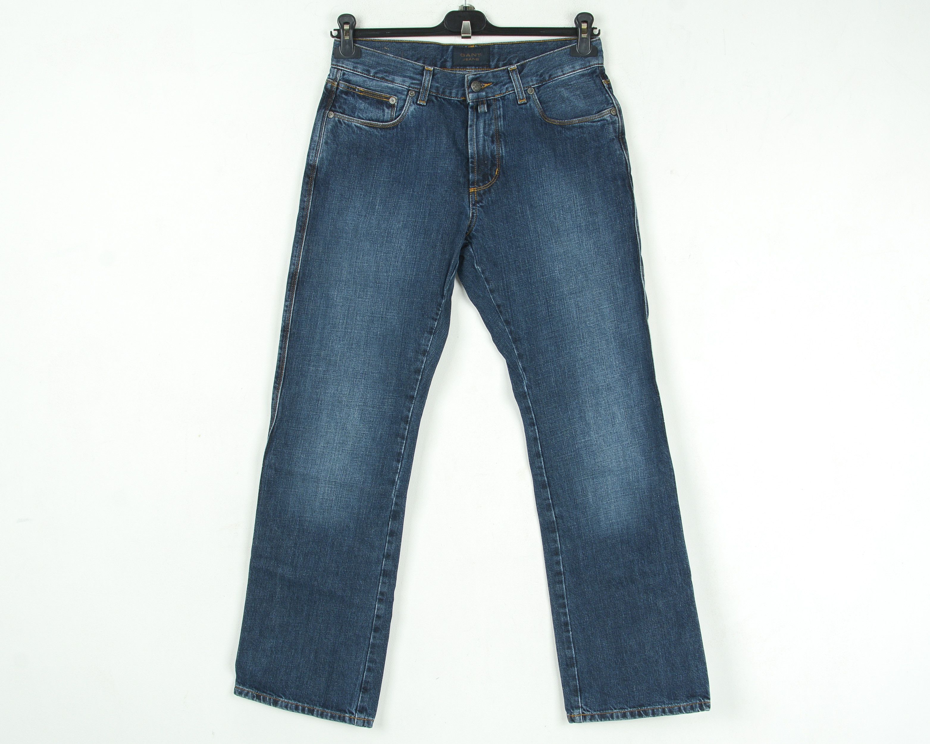 Gant W32 L32 Men Jeans Denim Pants Trousers Straight Regular Fit Size US 32 / EU 48 - 1 Thumbnail