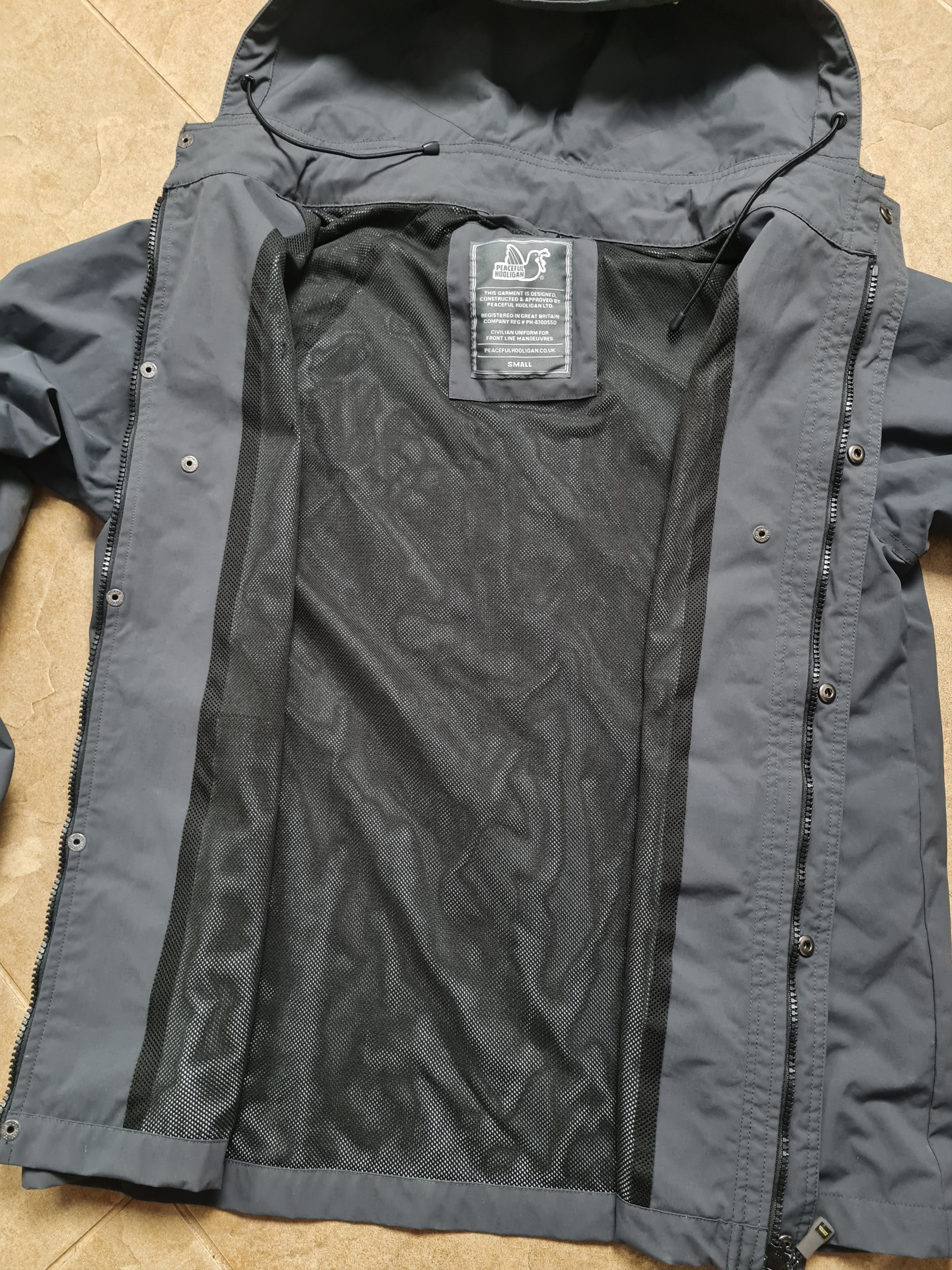 Other Peaceful Hooligan Men's Hooded Jacket Lightweight Shell Zip Size US S / EU 44-46 / 1 - 10 Thumbnail