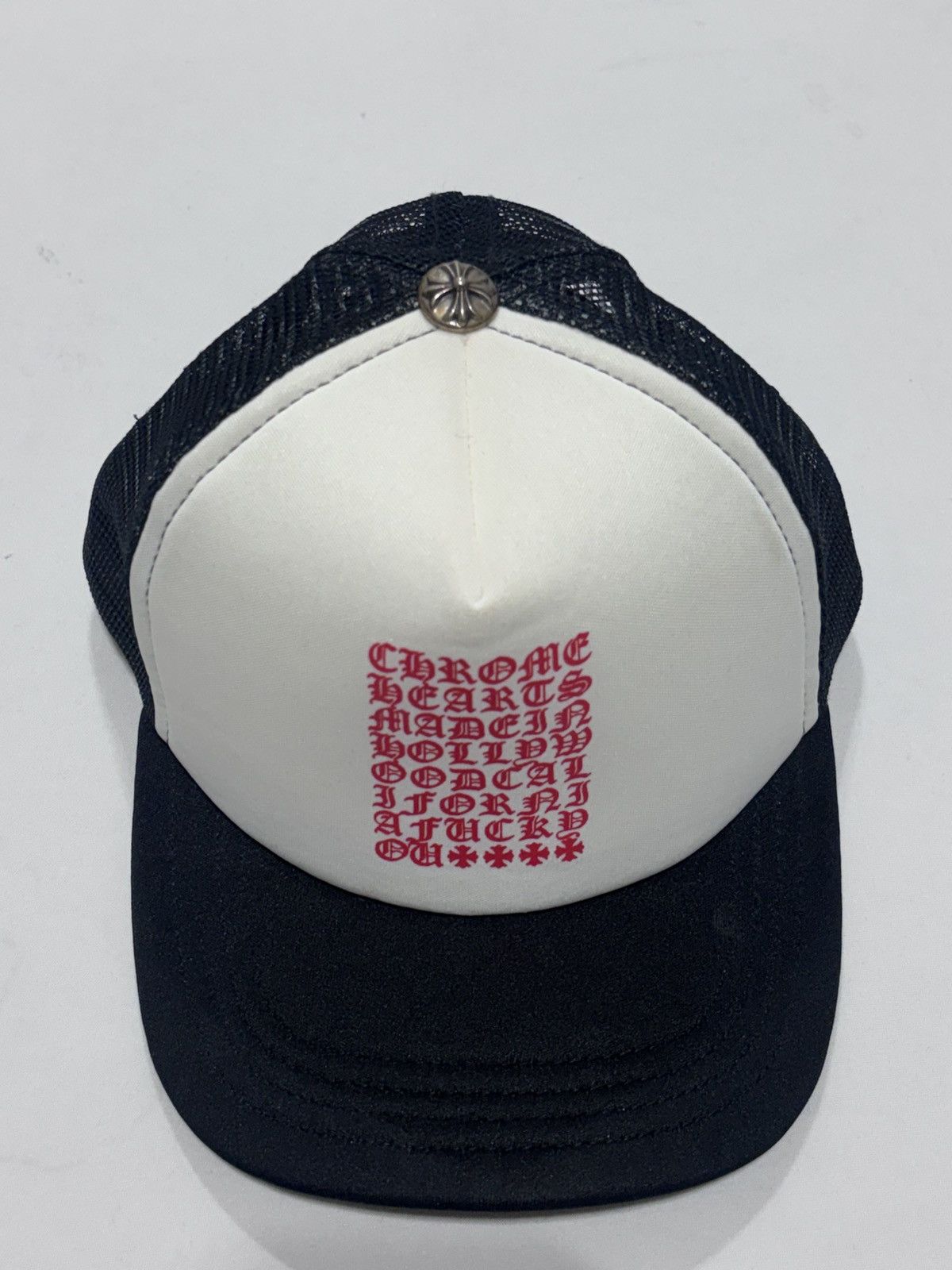 Chrome Hearts Chrome Hearts Eyechart Trucker Hat Size ONE SIZE - 1 Thumbnail