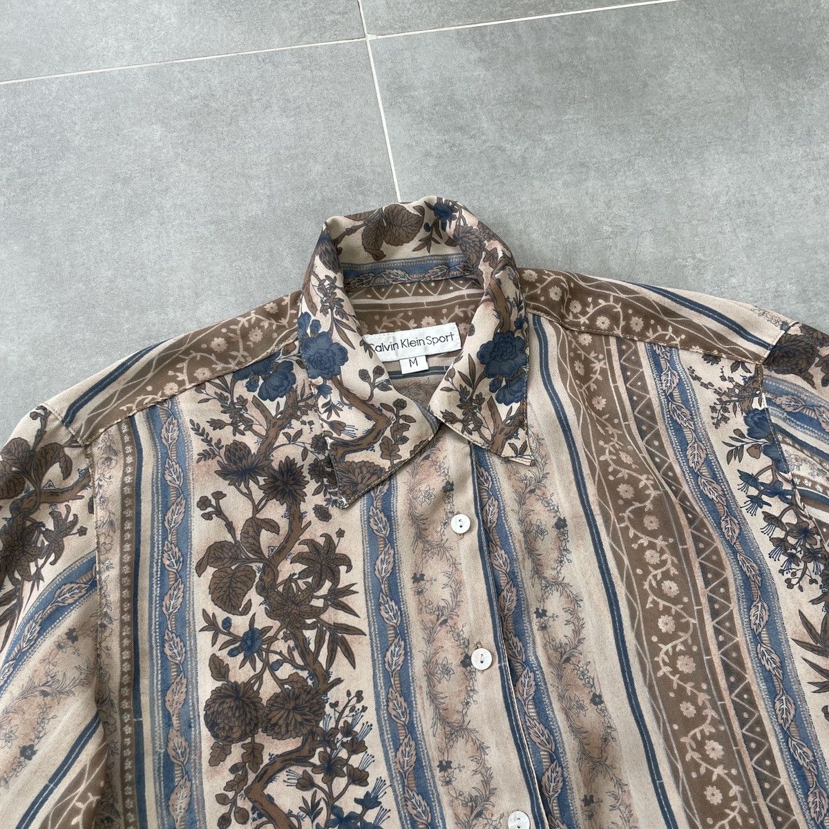 Calvin Klein × Vintage Vintage Calvin Klein Sport women Button Shirt Size M Size M / US 6-8 / IT 42-44 - 8 Thumbnail
