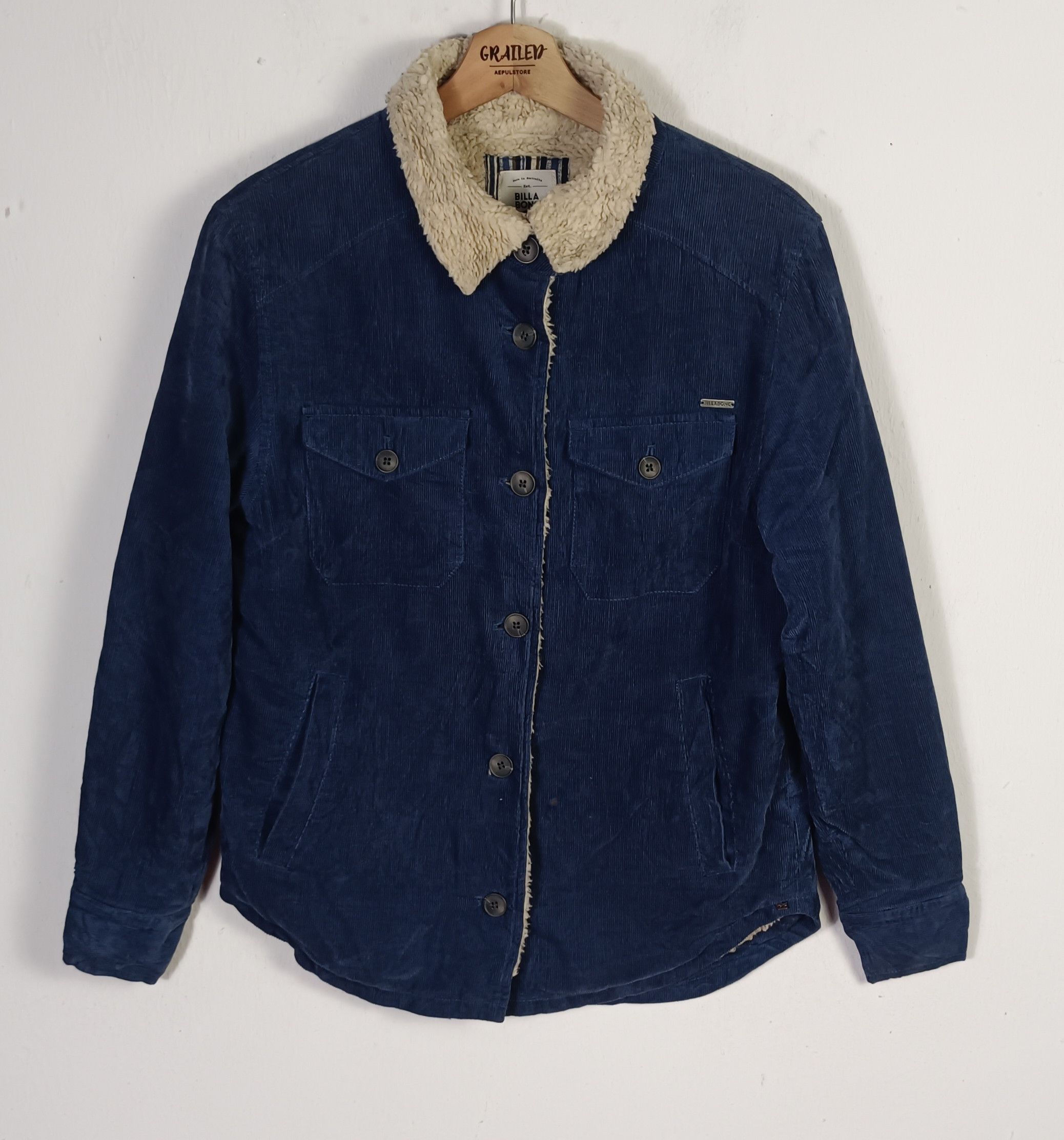 Billabong 🔥🔥Billabong Coduroy Sherpa Jacket Size US M / EU 48-50 / 2 - 1 Thumbnail