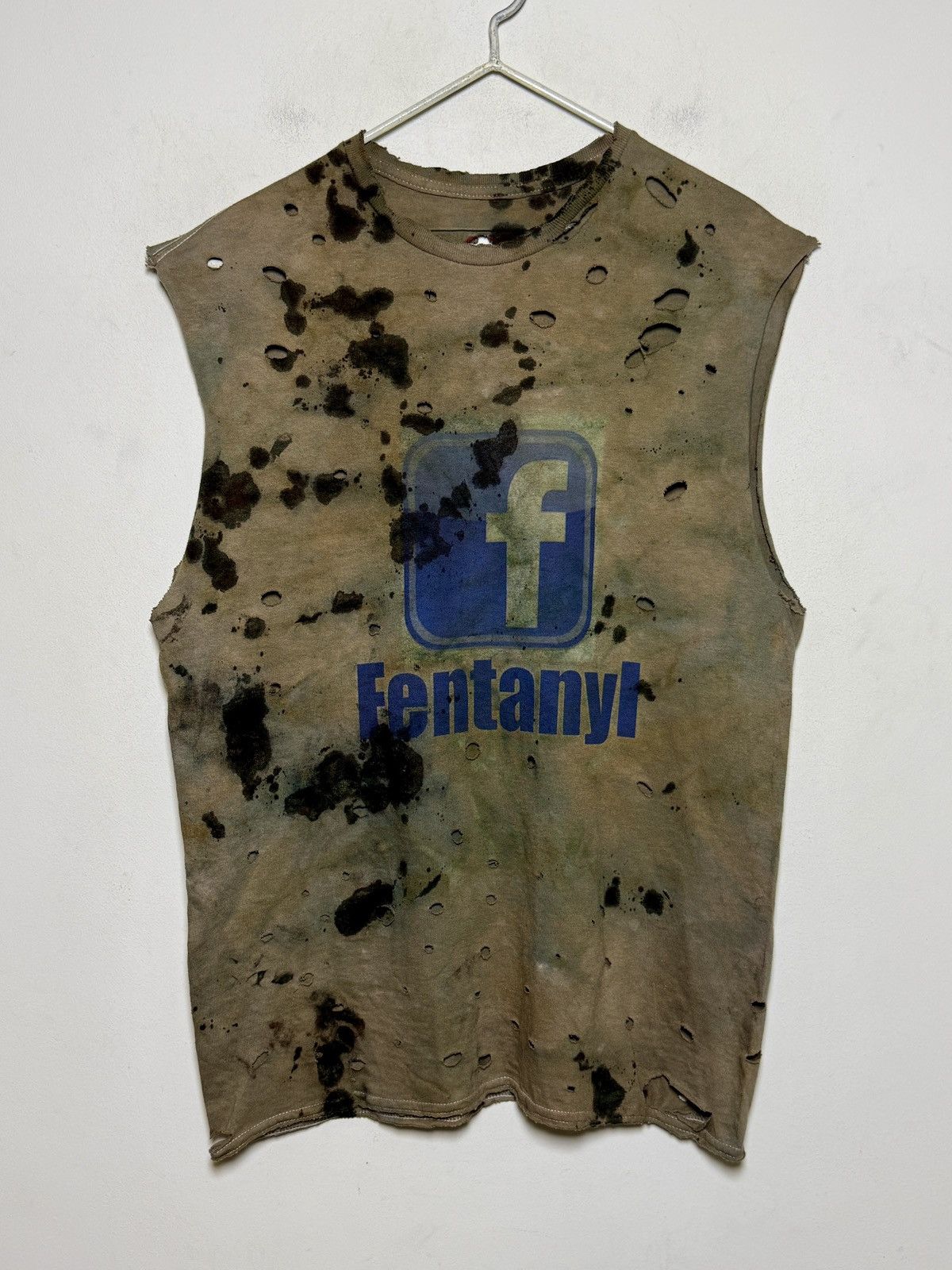 Seditionaries fentanyl thrashed sleeveless t shirt Size US M / EU 48-50 / 2 - 2 Thumbnail