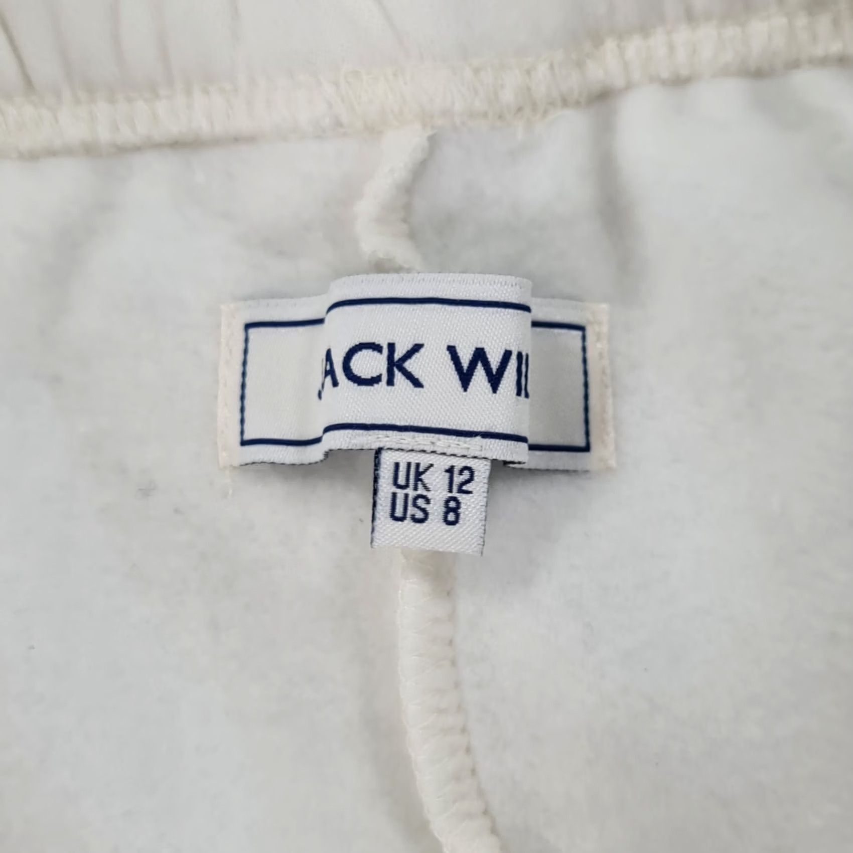 Jack Wills Jack Wills Womens Joggers White 12 UK Bubble Graphic Logo Fleece Pants Size 34" / US 12 / IT 48 - 5 Thumbnail