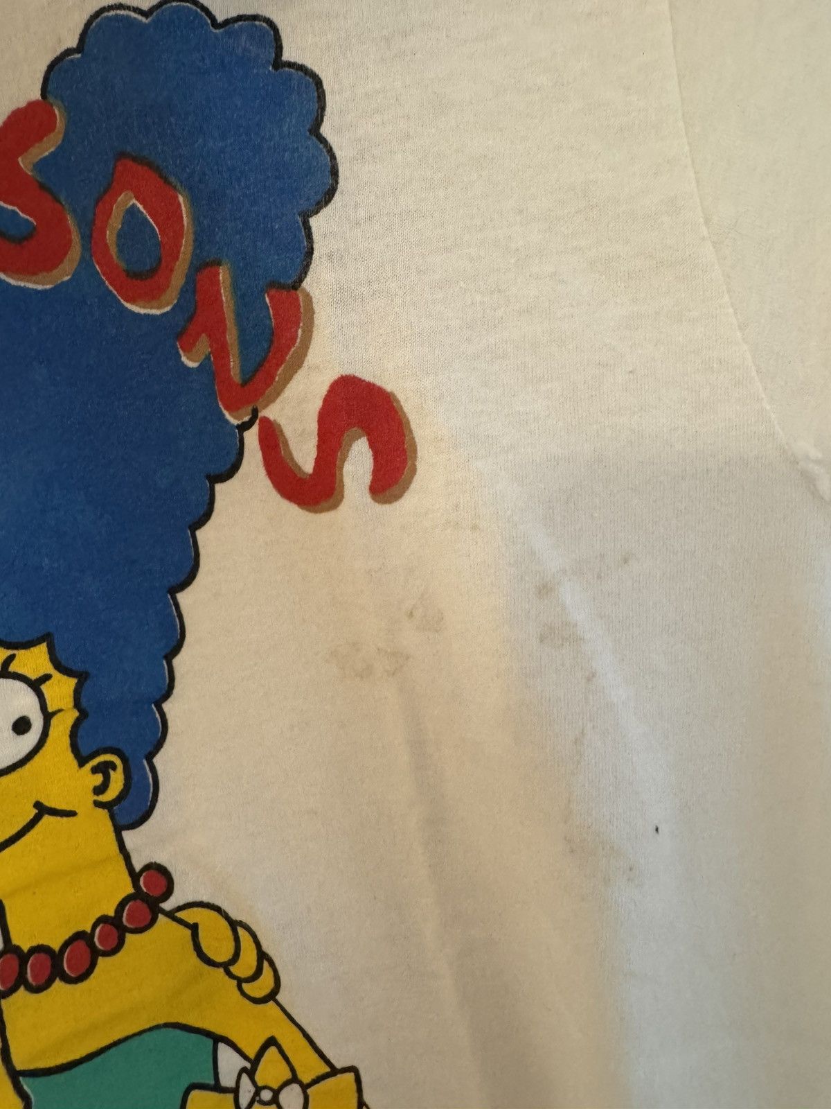 Vintage Vtg 1989 Simpsons Family Portrait T Shirt White Sz XL Size US XL / EU 56 / 4 - 5 Thumbnail