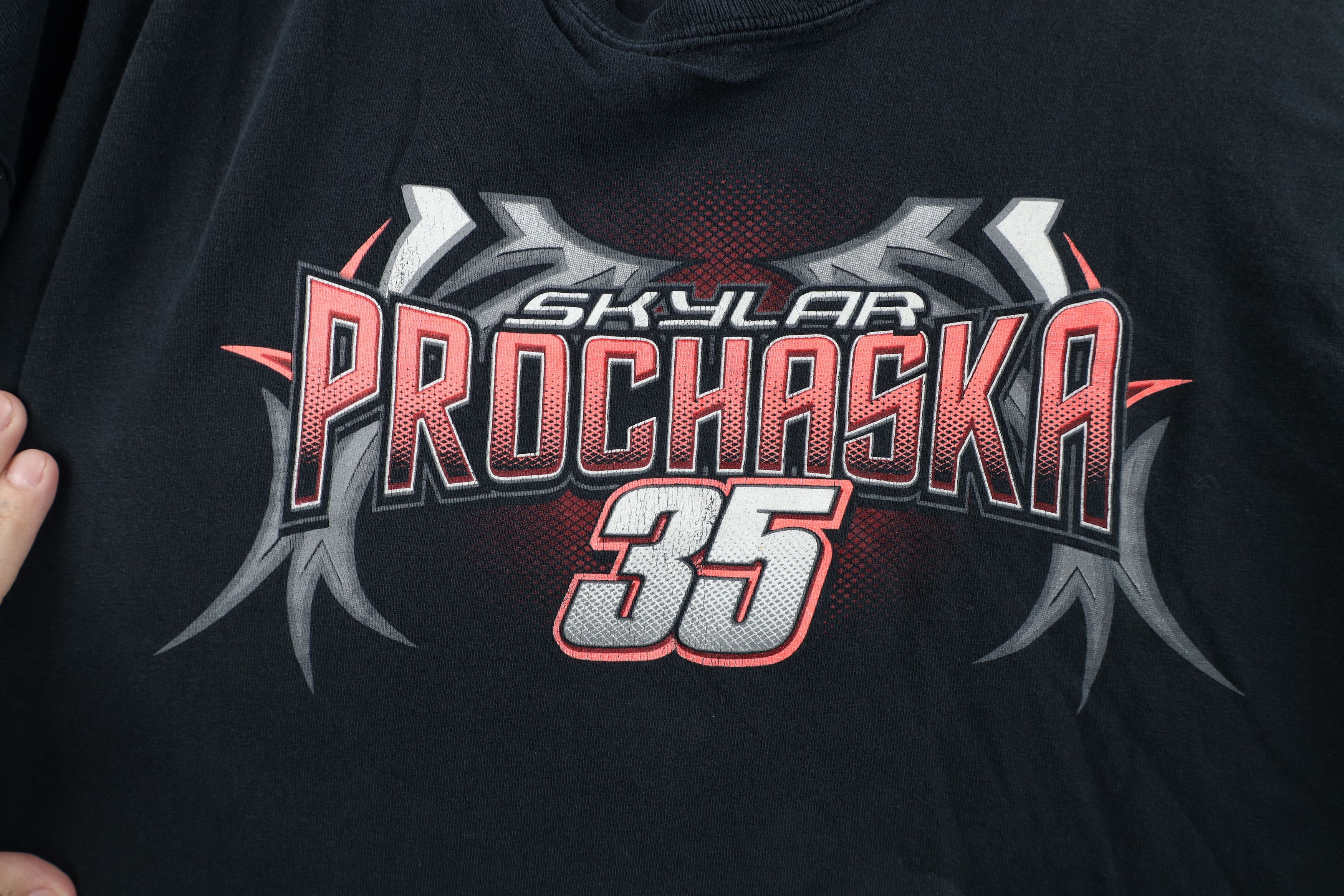 Vintage Vintage Y2K Skylar Prochaska Racing Tribal T-Shirt Black Size US XXL / EU 58 / 5 - 4 Thumbnail