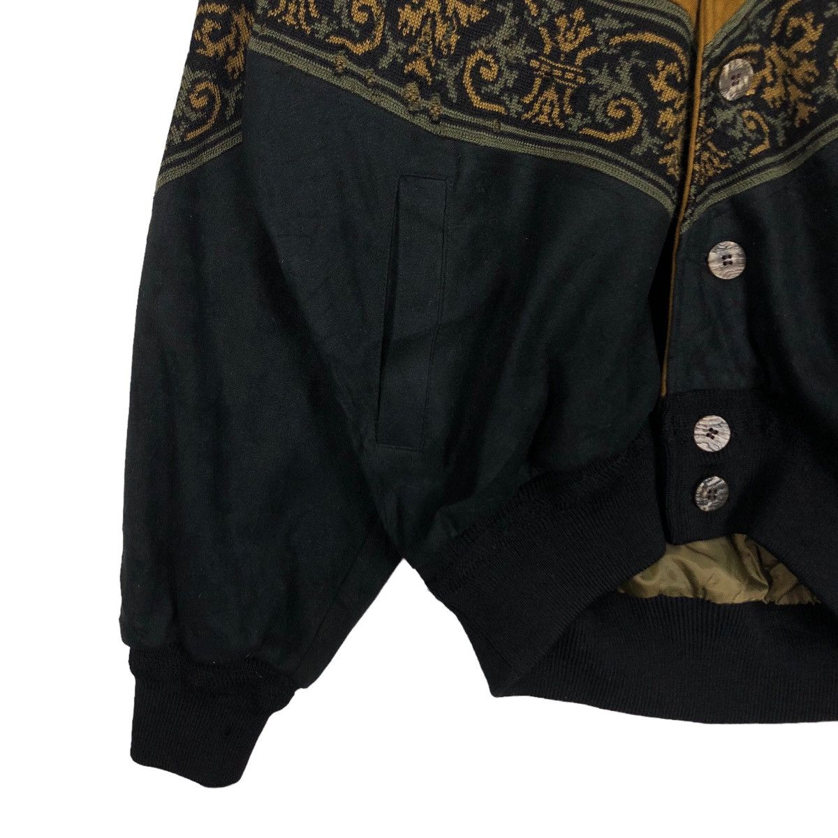 Japanese Brand 🔥90’s Vintage Leather Cardigan Navajo Native Toroy Japan Size US M / EU 48-50 / 2 - 4 Thumbnail