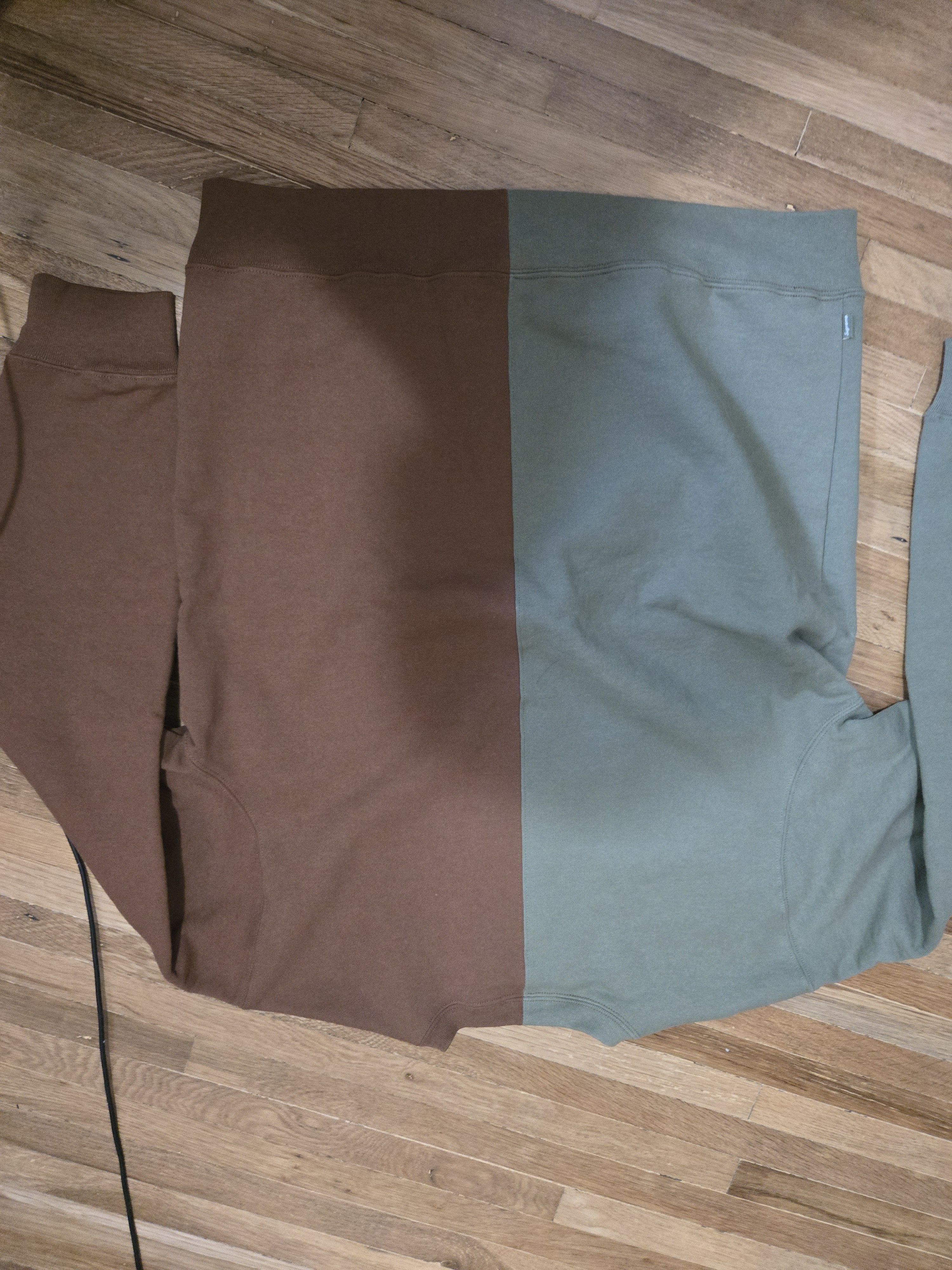 Supreme Split Crewneck sweater Green/Brown Size US L / EU 52-54 / 3 - 4 Thumbnail