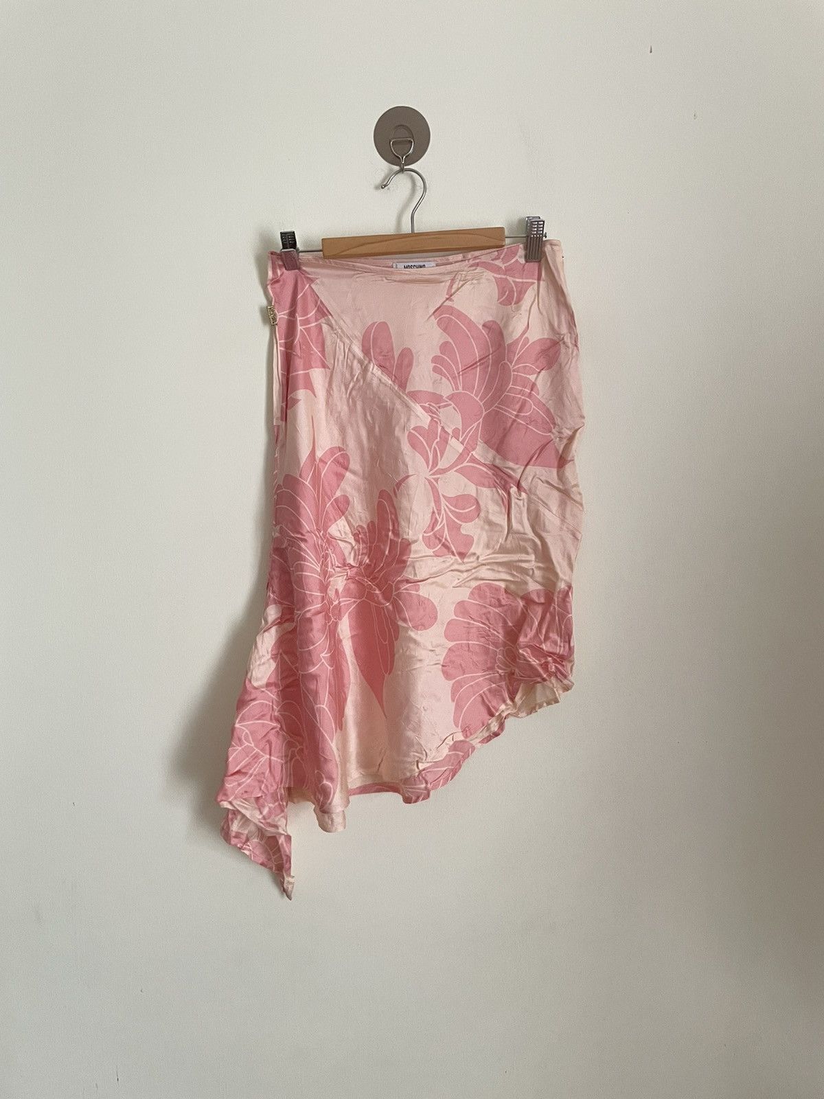Moschino × Vintage Moschino Jeans Asymmetric Midi Skirt Size 28" / US 6 / IT 42 - 2 Thumbnail