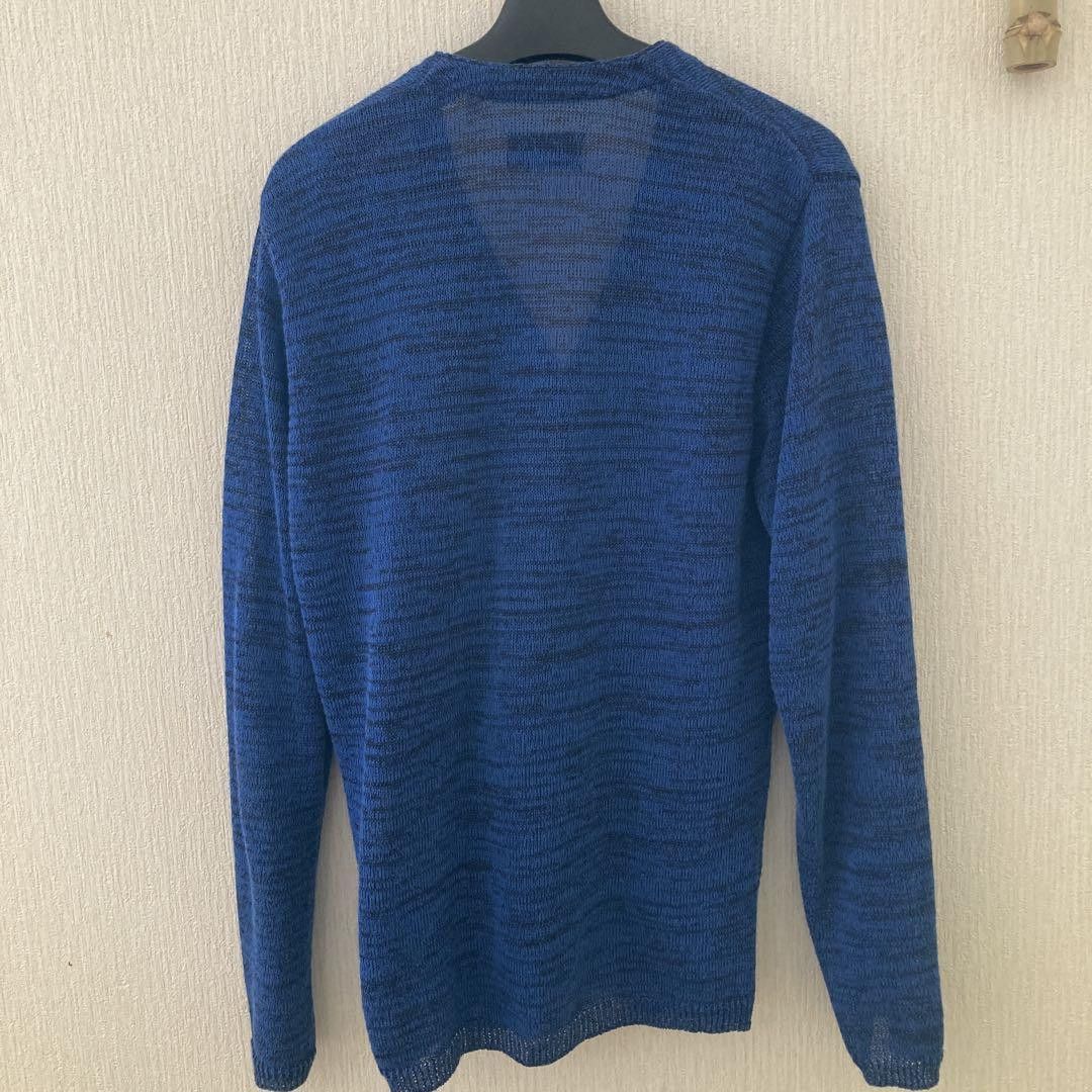 Blue Blue Japan BLUE BLUE JAPAN V-Neck Knitted Cardigan Blue 2 Size US M / EU 48-50 / 2 - 2 Thumbnail