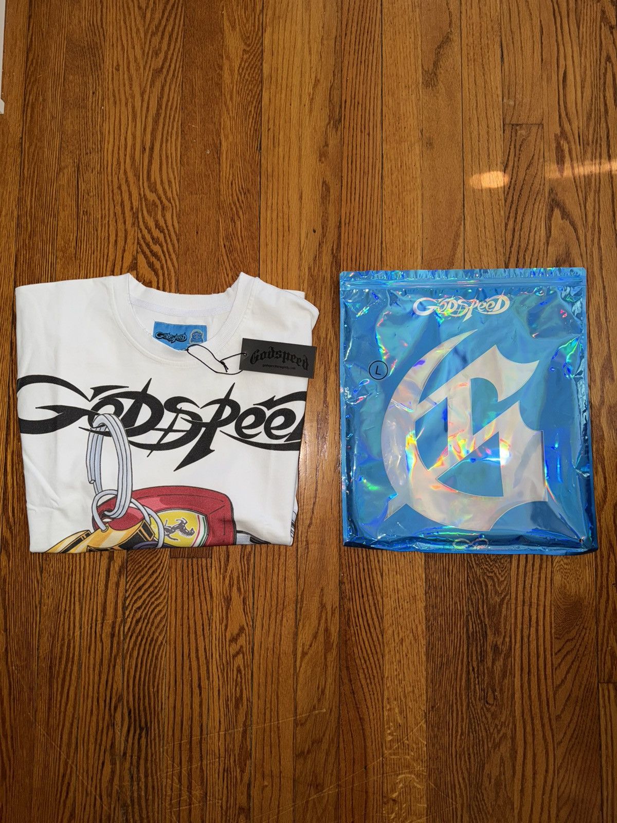 Godspeed Godspeed Keychain Graphic Tee White Size L Size US L / EU 52-54 / 3 - 4 Thumbnail