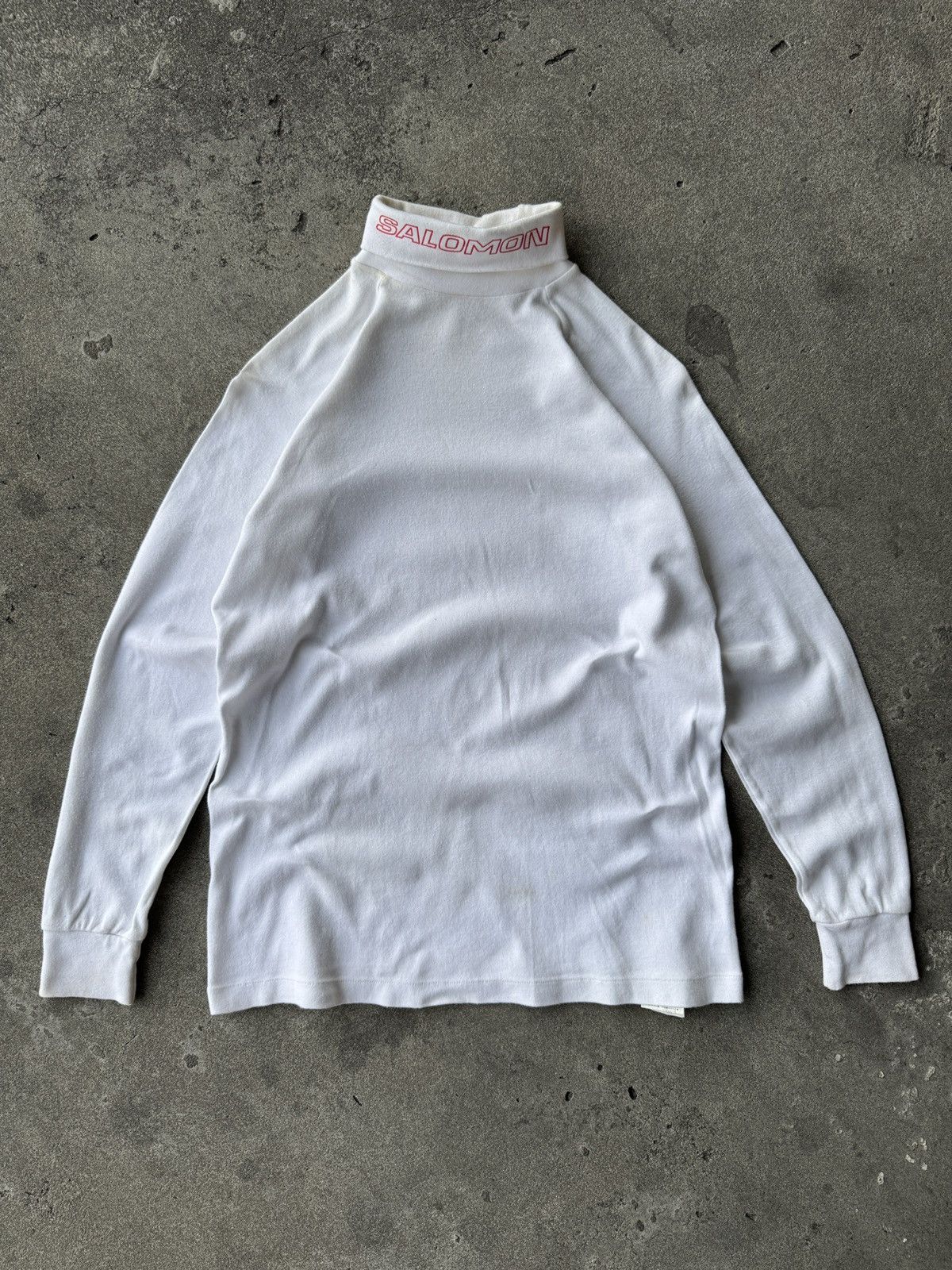 Salomon Vintage Salomon Big Logo Turtleneck Longg Sleeve Tee Size US M / EU 48-50 / 2 - 6 Thumbnail