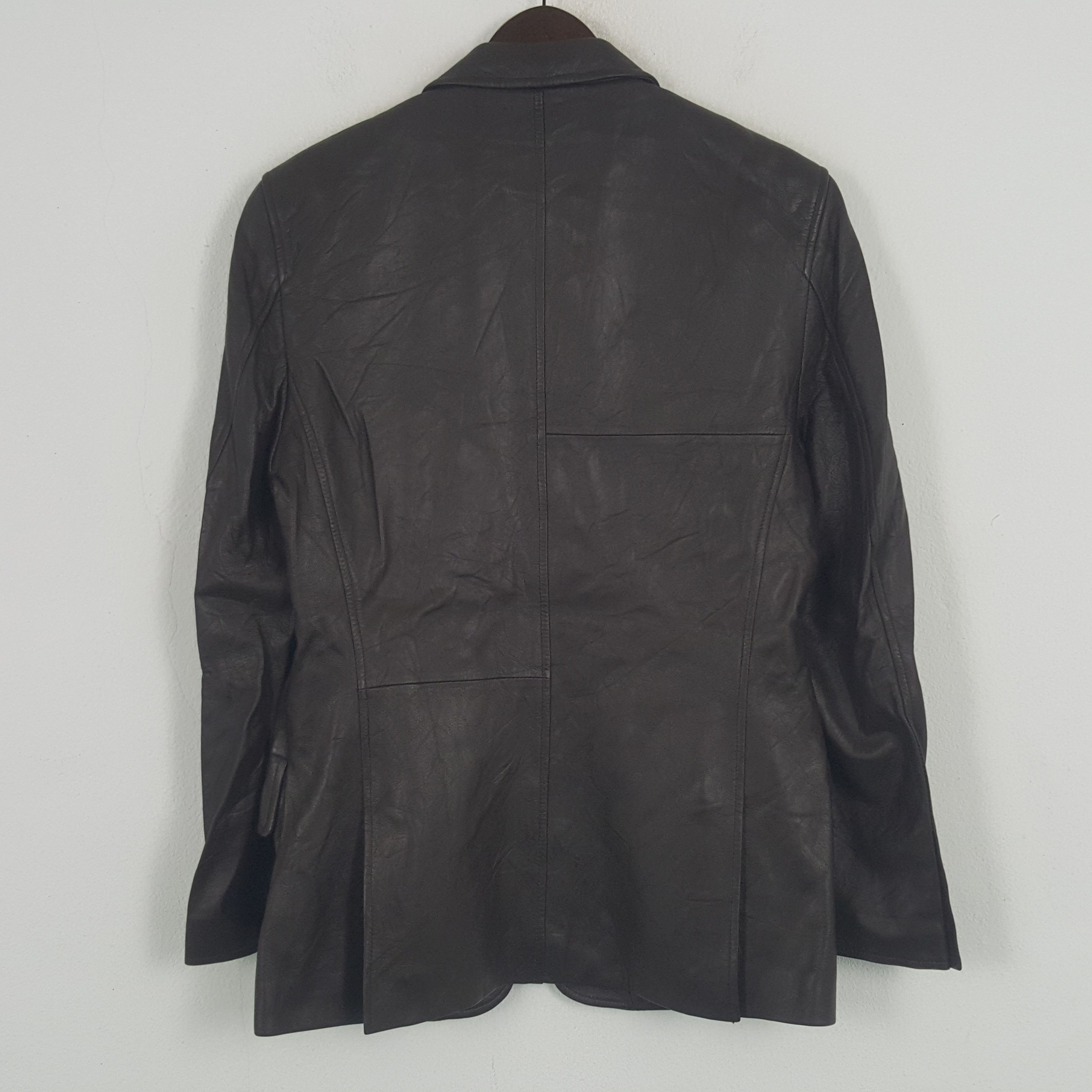 Paul Smith × Vintage Vintage Paul Smith Leather Blazer Jacket Size US S / EU 44-46 / 1 - 3 Thumbnail