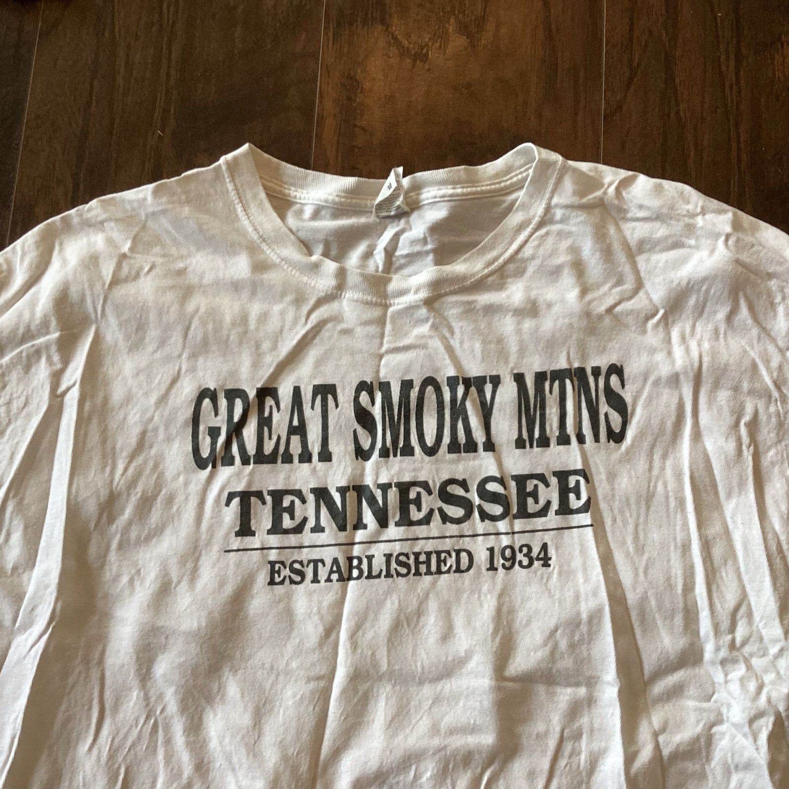 Fruit Of The Loom Smokey Mountains Souvenir Tee Size US XL / EU 56 / 4 - 2 Thumbnail