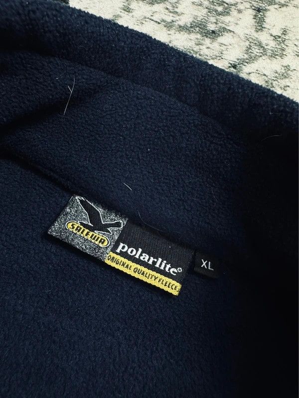 SALEWA Salewa navy blue zip fleece XL logo Size US XL / EU 56 / 4 - 5 Thumbnail