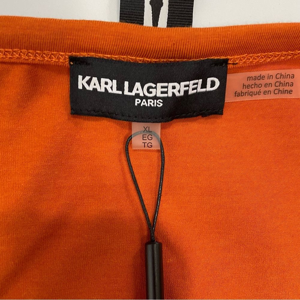 Karl Lagerfeld NWT New KARL LAGERFELD Paris Metallic Dots Cut-Out Shoulder Size XL / US 12-14 / IT 48-50 - 7 Thumbnail