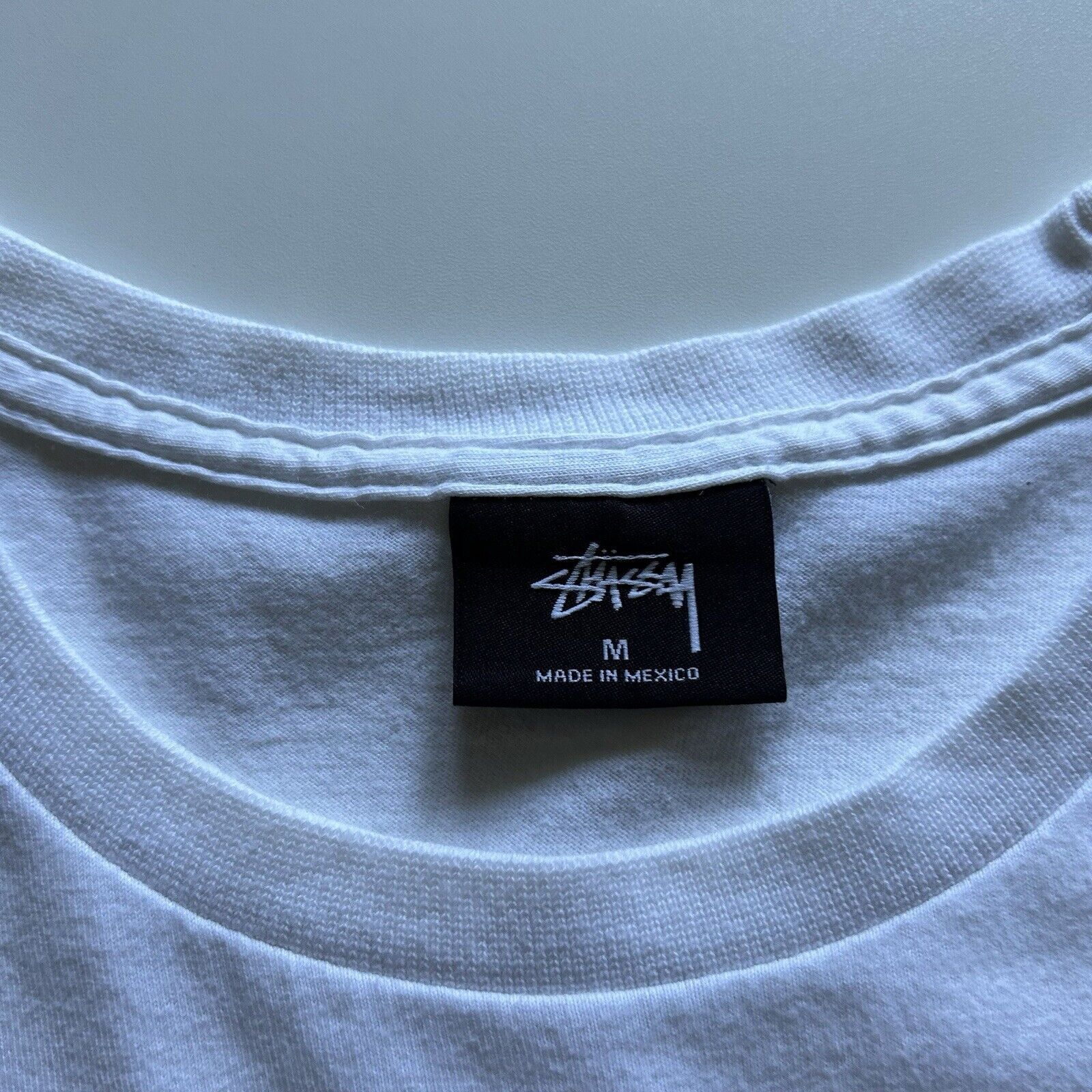 Stussy Vintage Stussy Spell Out Graphic T Shirt Medium White Rare Size US M / EU 48-50 / 2 - 3 Thumbnail