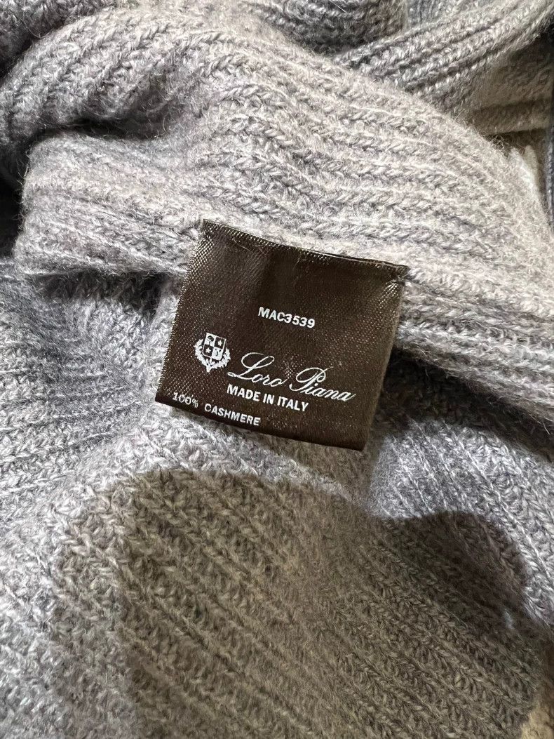 Loro Piana LORO PIANA Gray cashmere sweater dress Size M / US 6-8 / IT 42-44 - 5 Thumbnail