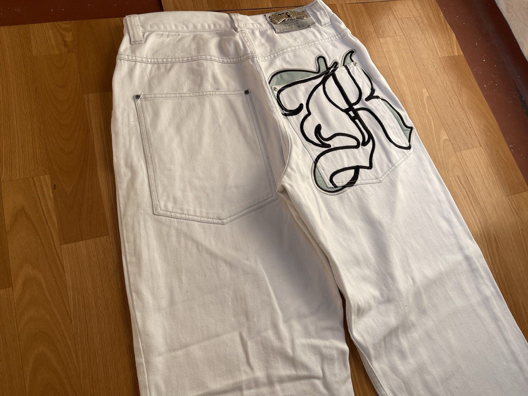 Karl Kani KARL KANI jeans, baggy, vintage Kani jeans, 90s hip hop W 34 Size US 34 / EU 50 - 2 Thumbnail