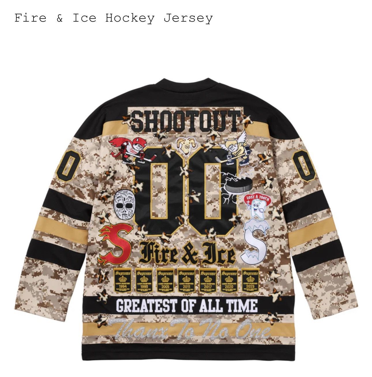 Supreme Fire & Ice Supreme Hockey Jersey Size US M / EU 48-50 / 2 - 1 Thumbnail