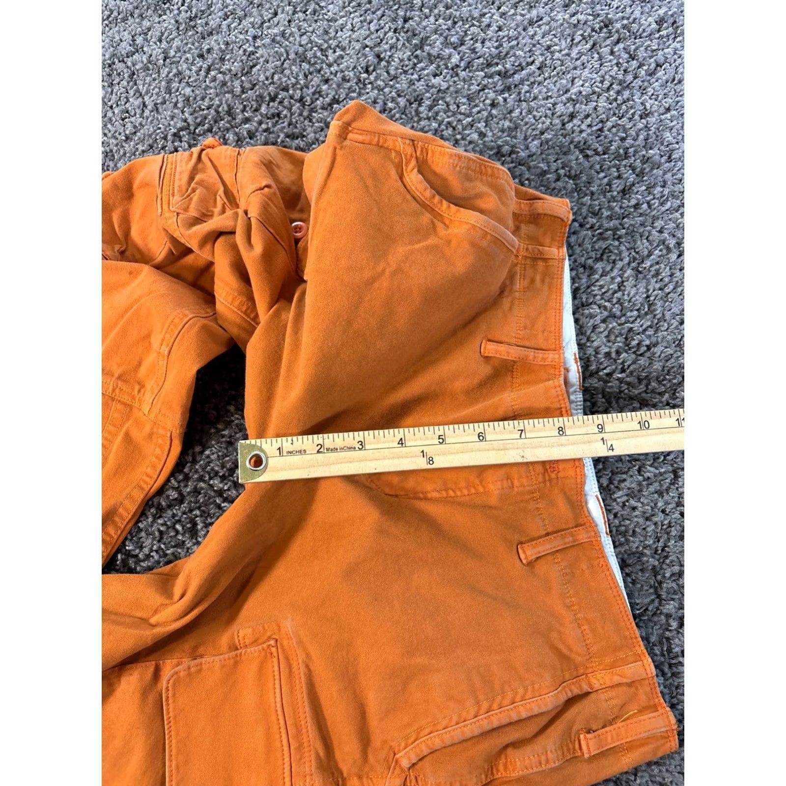 Ralph Lauren VINTAGE Ralph Lauren Pants Womens 32x26 Orange Military Cargo Utility Y2K Women Pants Orange Cargo Utility 90s Mens Womens? Size 24" / US 00 / IT 34 - 5 Thumbnail