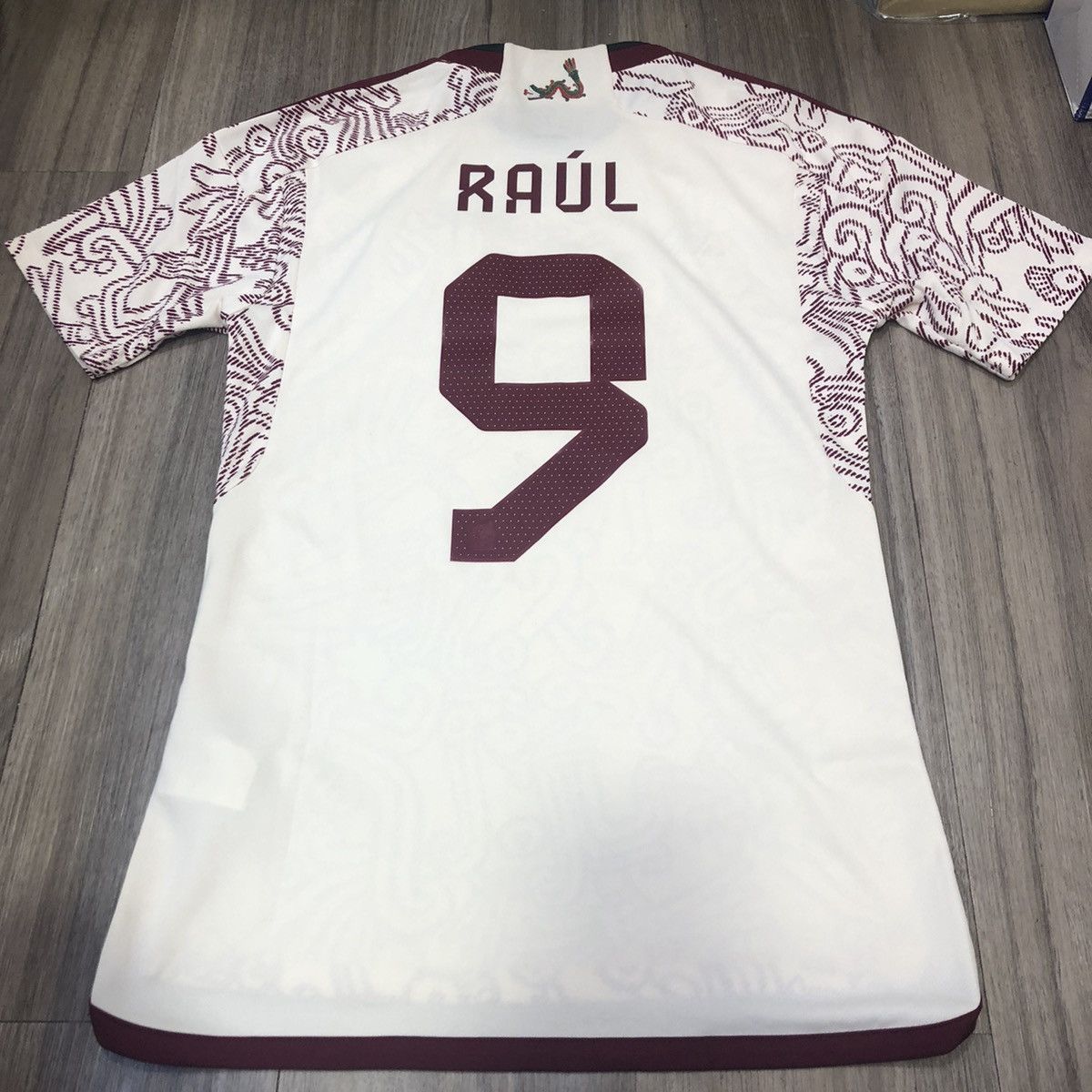 Adidas Mexico World Cup 2022 away shirt #9 Raul Size US S / EU 44-46 / 1 - 2 Thumbnail