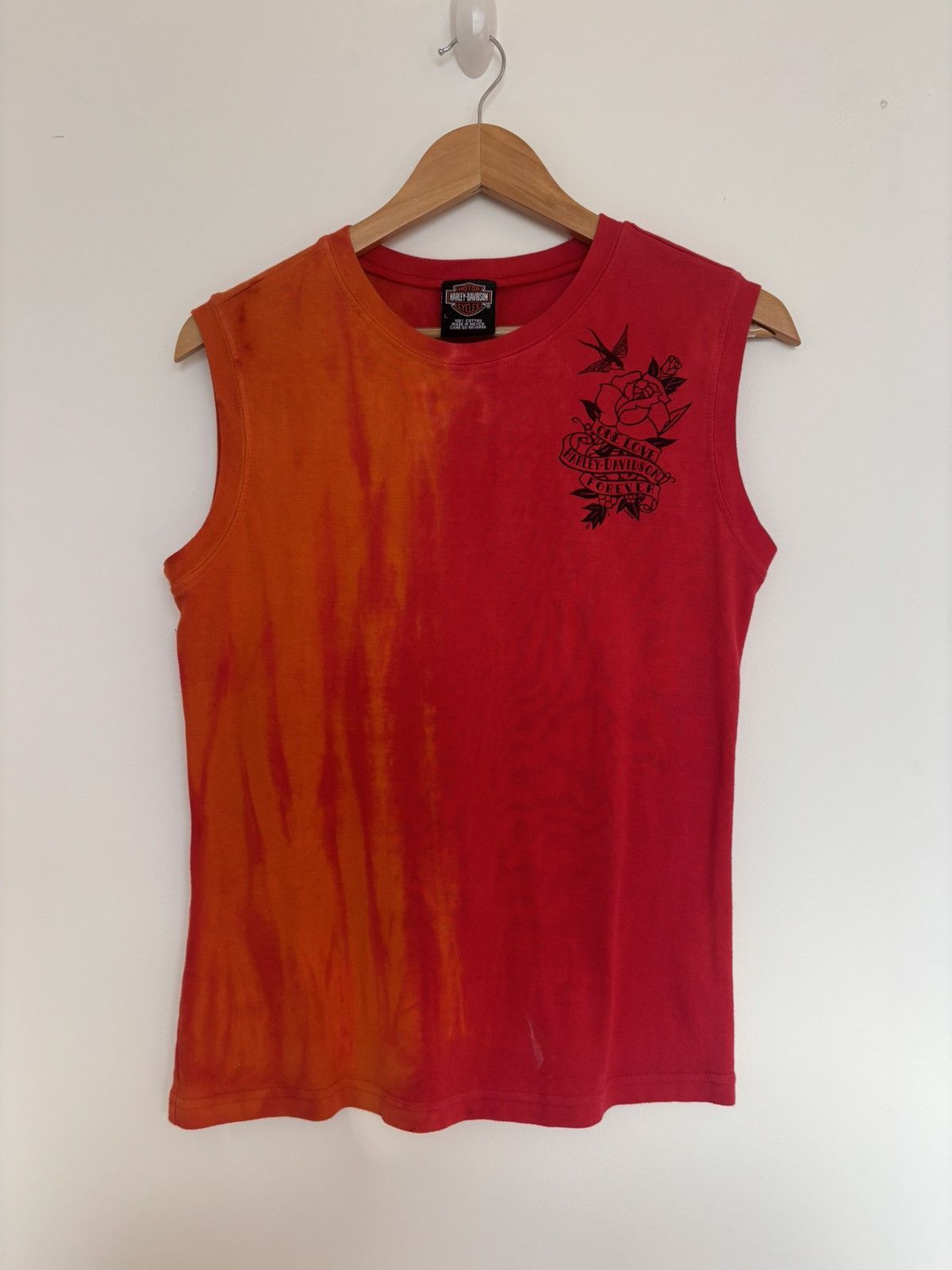 Harley Davidson Harley Davidson Buddy Stubbs Sleeveless Tie Dye Tee L Size US S / EU 44-46 / 1 - 5 Thumbnail