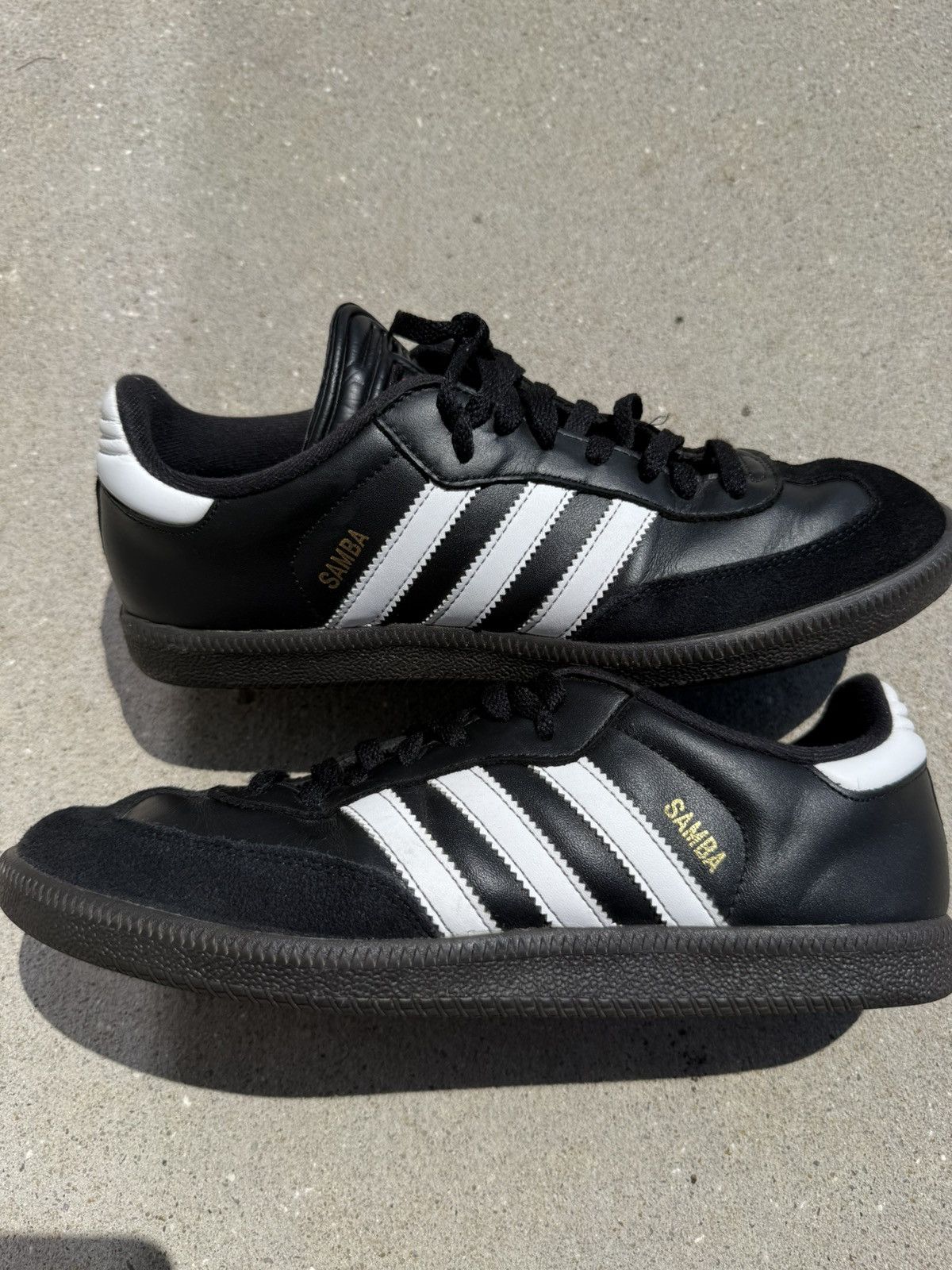 Adidas Black Adidas Sambas Size US 9 / EU 42 - 1 Thumbnail