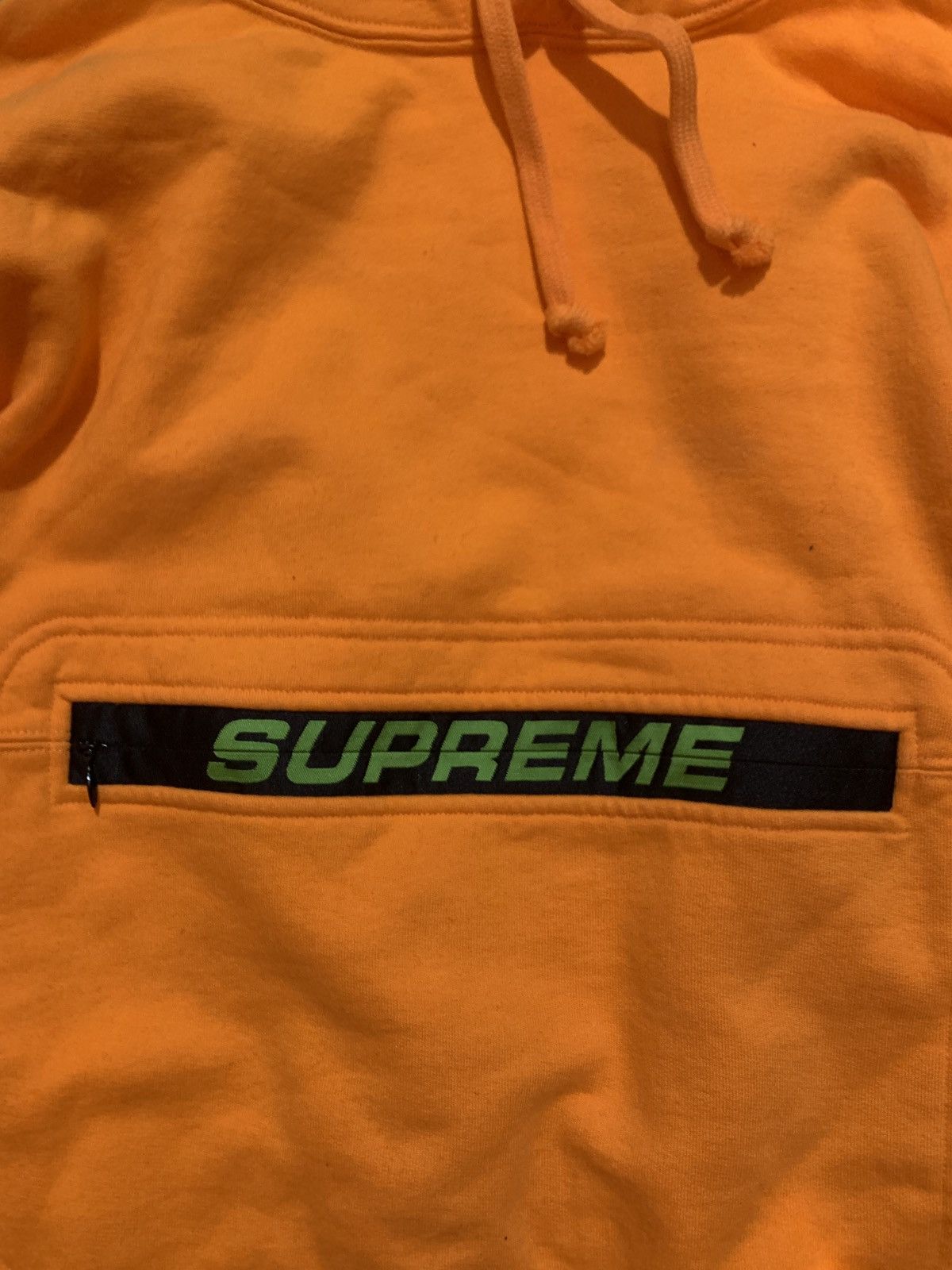 Supreme Supreme Orange Zip Pouch Hoodie SS19 Size US M / EU 48-50 / 2 - 2 Thumbnail