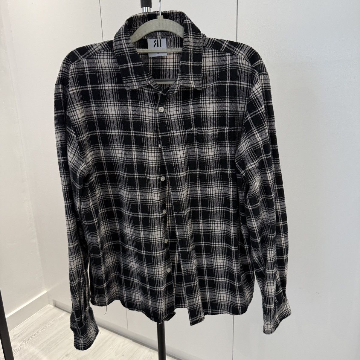 Richie Le Collection Flannel - Black/White Size US M / EU 48-50 / 2 - 2 Thumbnail