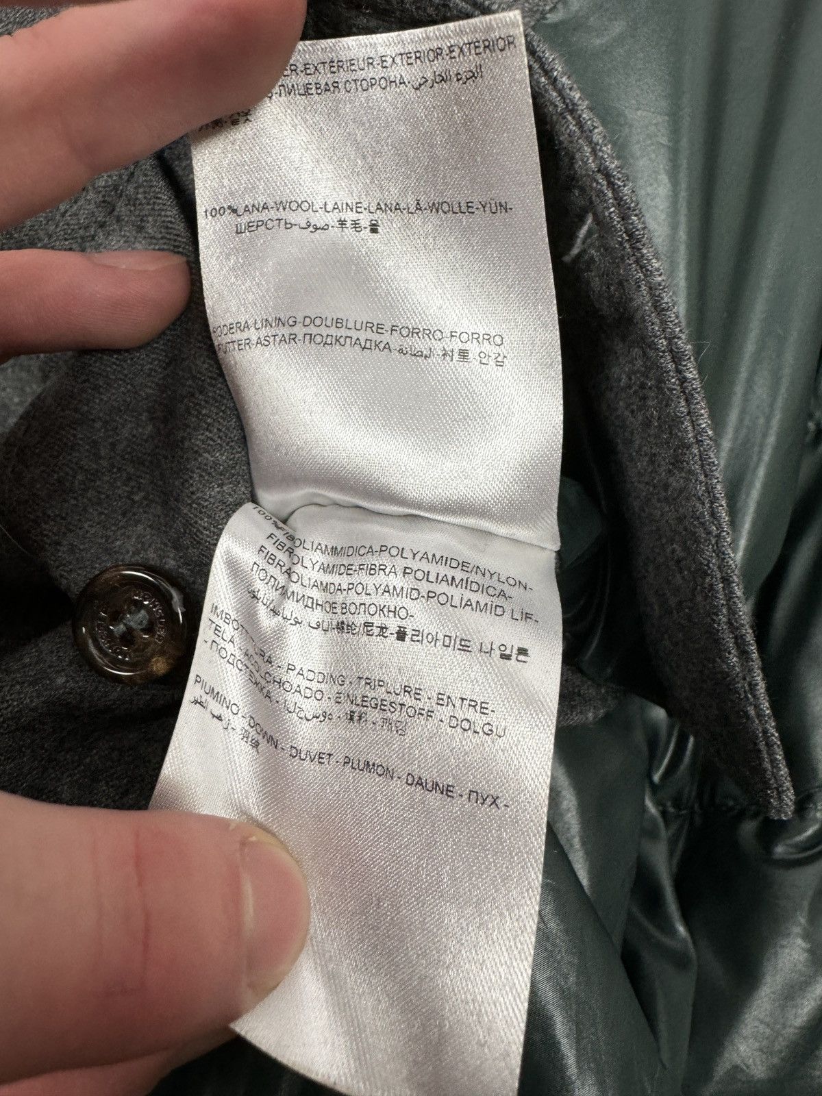 Moncler Moncler Wool Blazer Down Jacket 1700€ Size US L / EU 52-54 / 3 - 17 Thumbnail