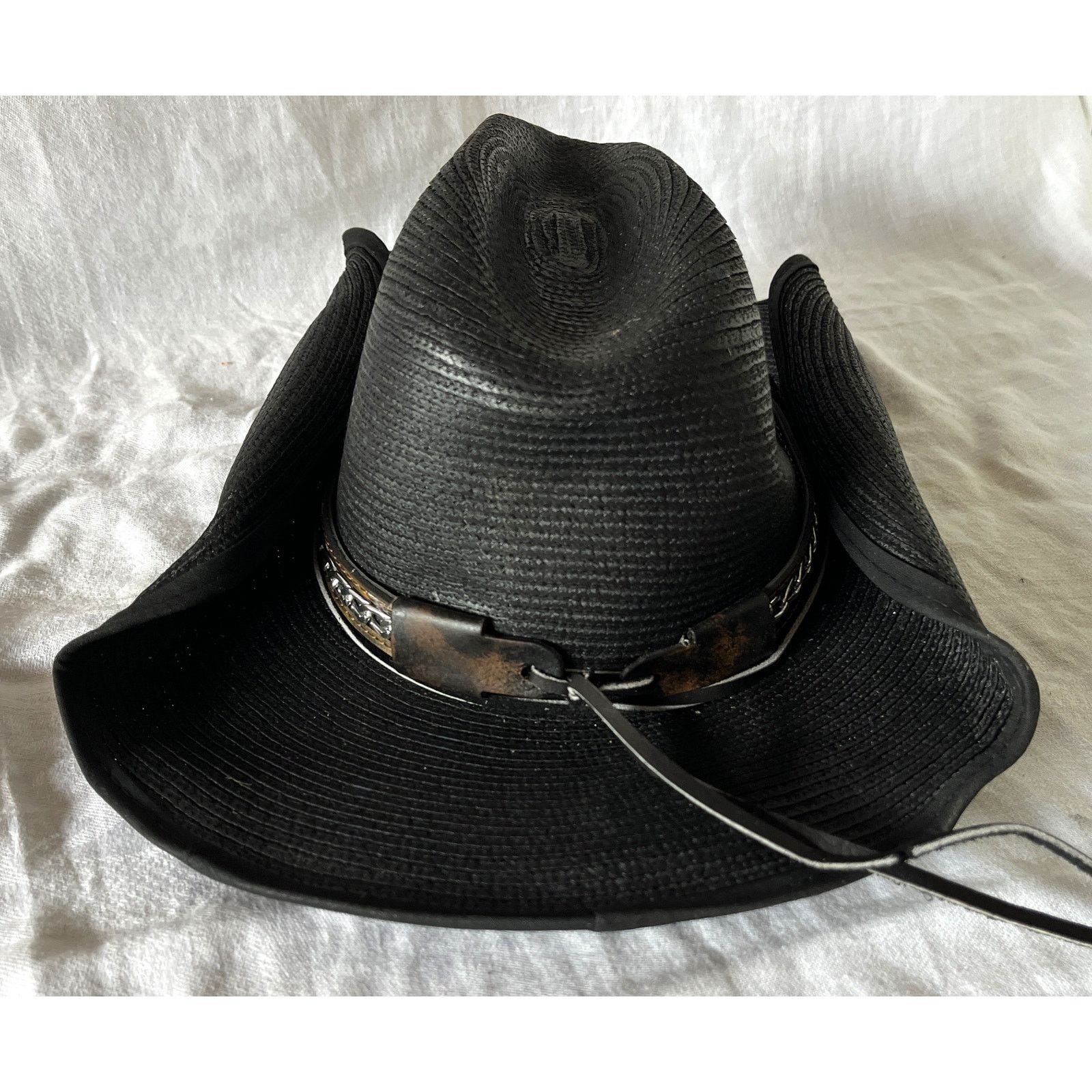 Other Dallas Hats Black Cowboy Hat Size 7 1/4 Size ONE SIZE - 5 Thumbnail