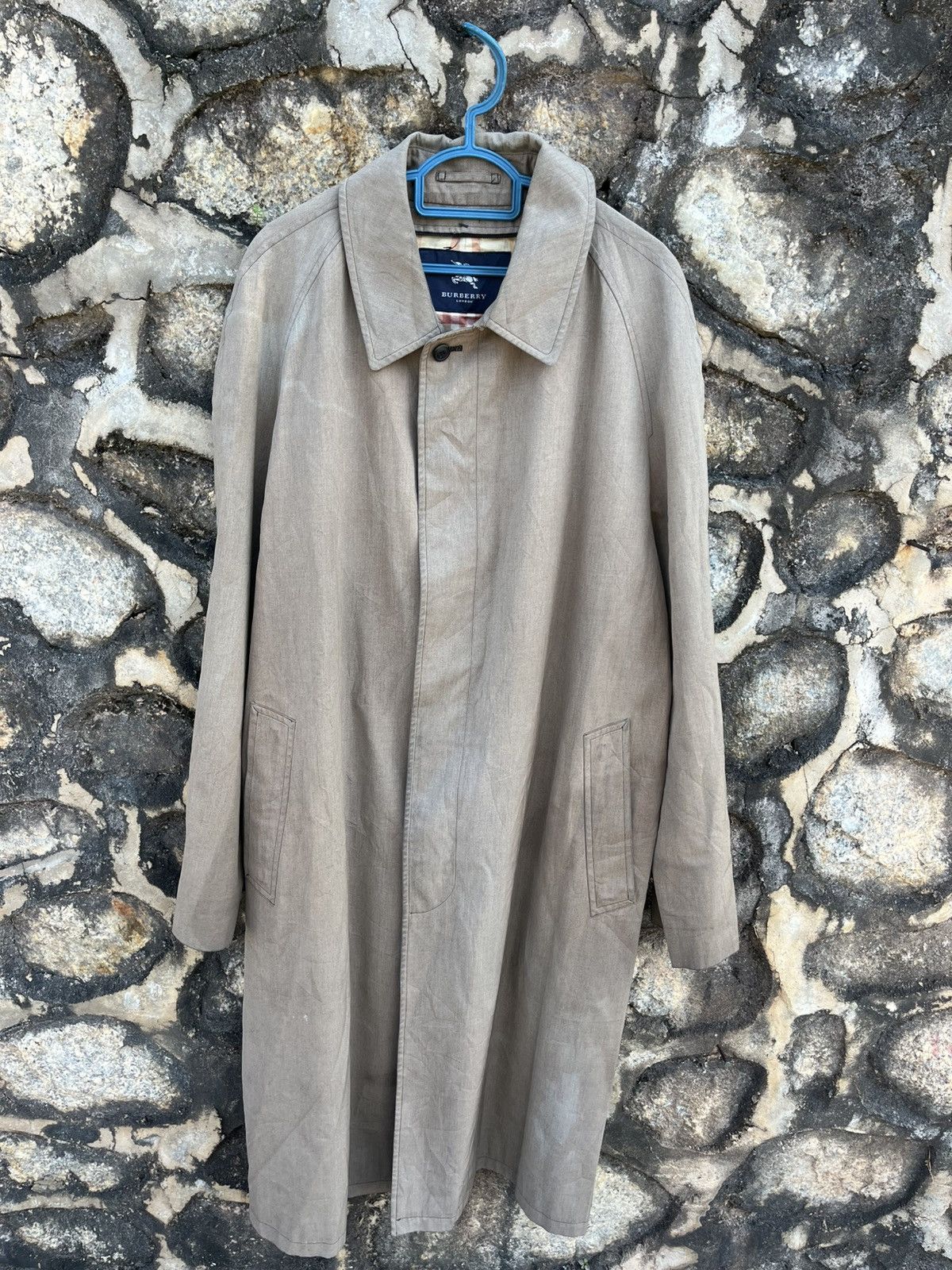 Burberry Vintage Burberry trench Coat Size US XL / EU 56 / 4 - 1 Thumbnail