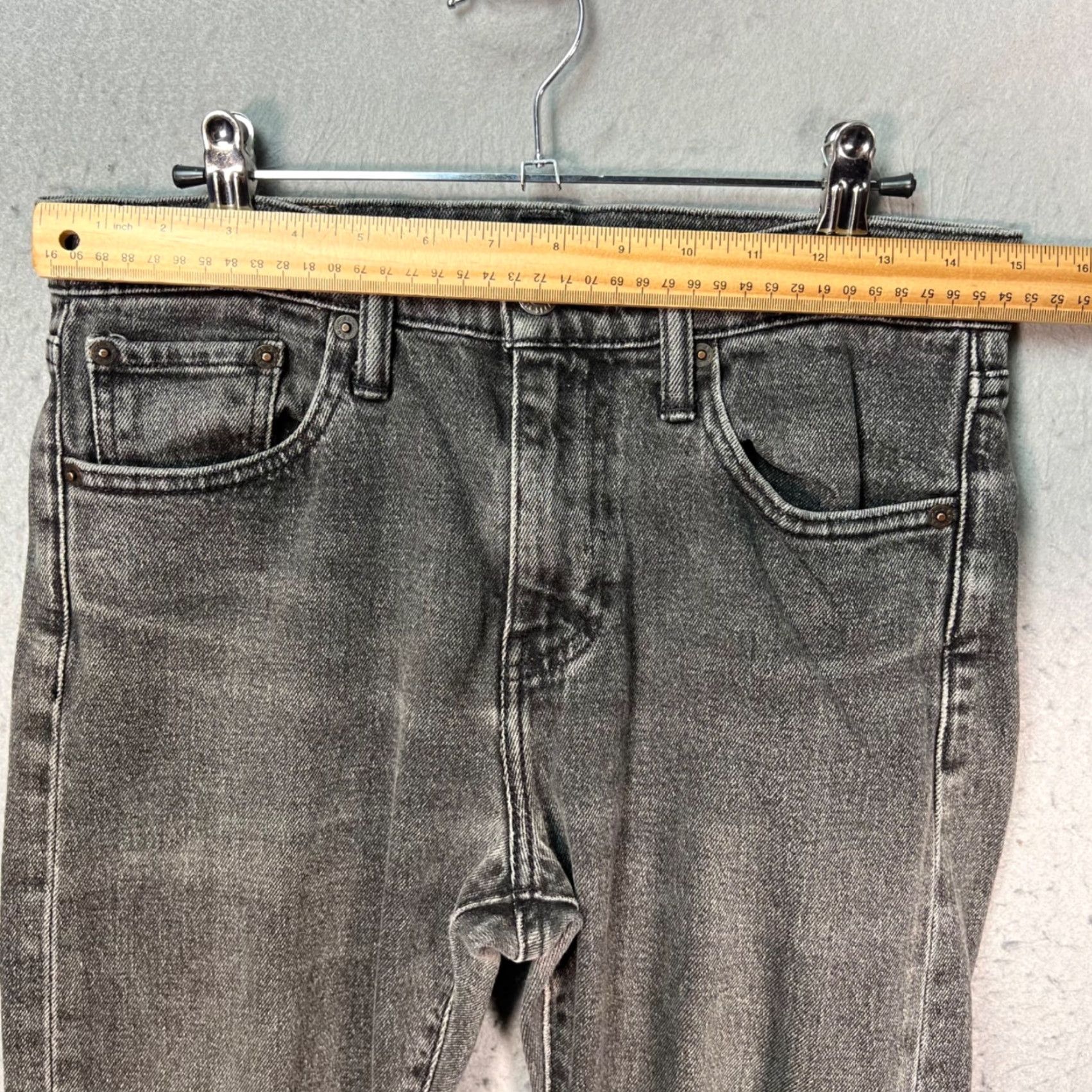 Levi's Levis Levi's 510 Jeans Mens 29 x 32 Skinny Fit Stretch Denim Dark Gray 5-Pocket Regular Size US 29 - 6 Thumbnail