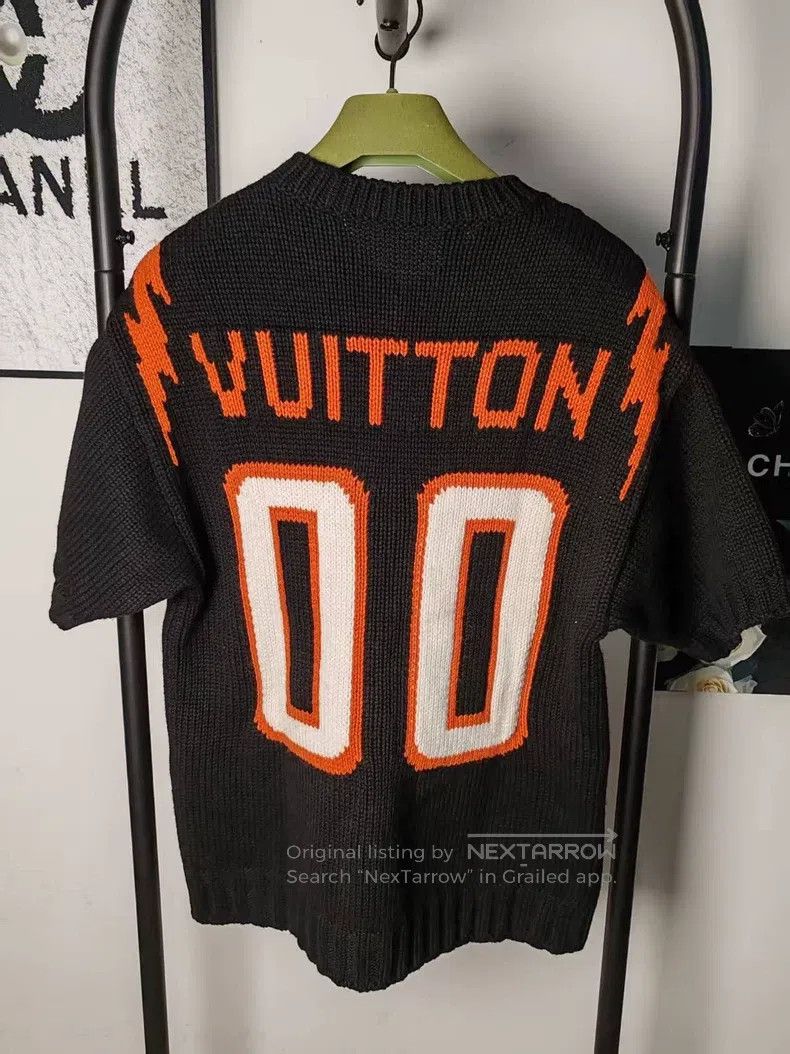 Louis Vuitton Louis Vuitton Slogan knitted short sleeve Size US S / EU 44-46 / 1 - 2 Thumbnail