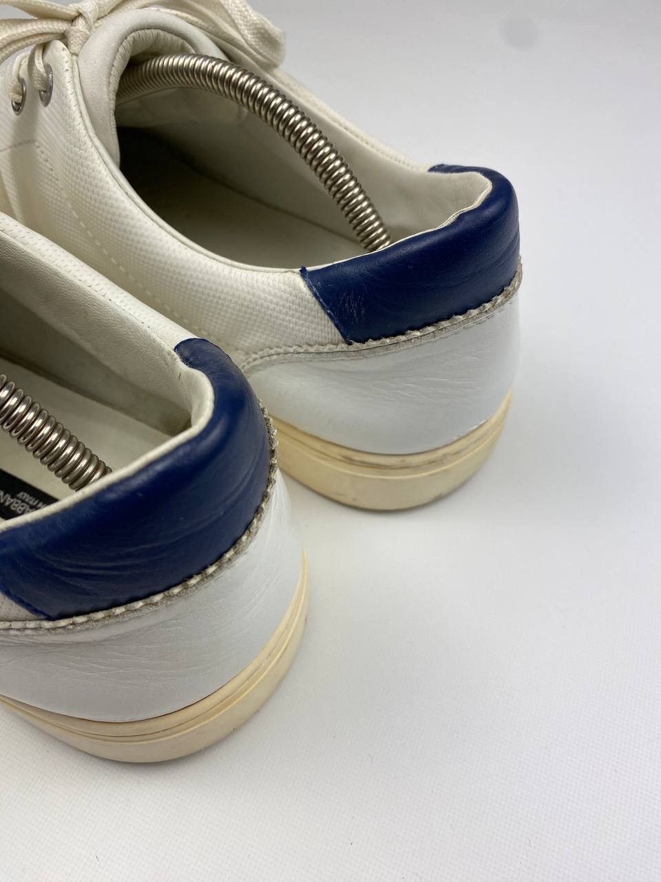 Dolce & Gabbana × Vintage DOLCE GABBANA MENS LEATHER SNEAKERS CASUAL SHOES Size US 7 / EU 40 - 7 Thumbnail