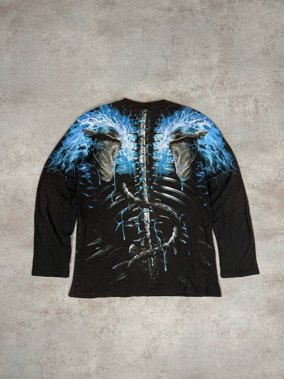 Other 00's Hardcore graphic skull longsleeve affliction style Size US S / EU 44-46 / 1 - 2 Thumbnail