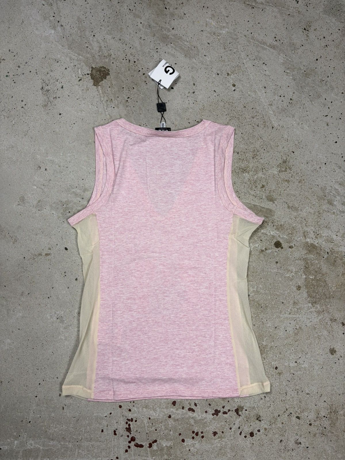 Dolce & Gabbana Vintage 2000s Dolce & Gabbana Freedom Tank Top T Shirt Mesh Size L / US 10 / IT 46 - 2 Thumbnail