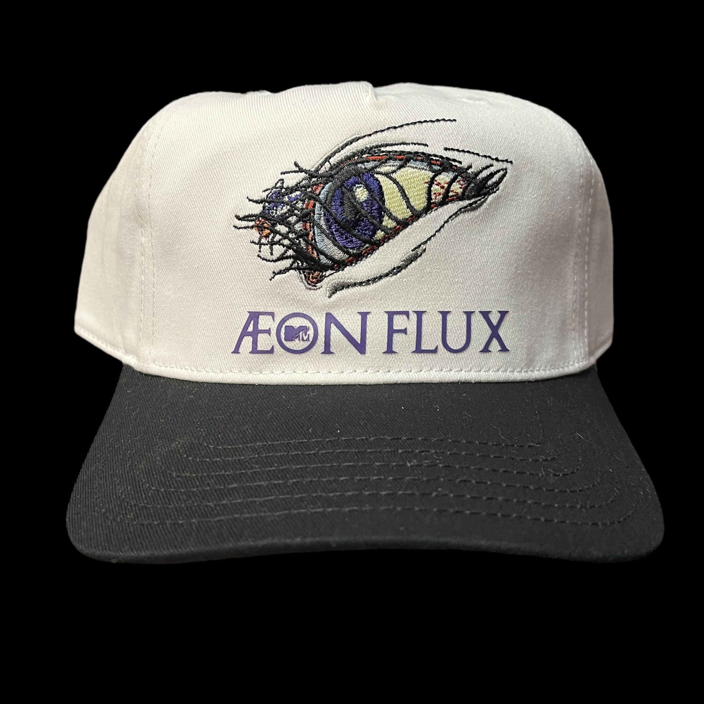 image of Vintage Aeon Flux Mtv Sci-Fi Snapback Hat Osfa in White, Men's