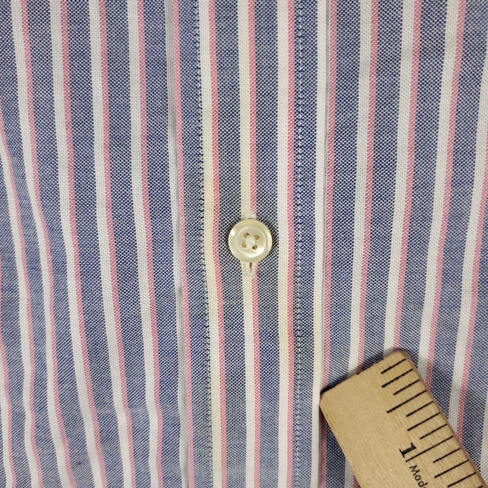 Brooks Brothers Brooks Brothers Shirt Adult XL Blue Striped Button-Down Cotton Long Sleeve Dress Shirt Casual Workwear Classic American Mens Size US XL / EU 56 / 4 - 5 Thumbnail