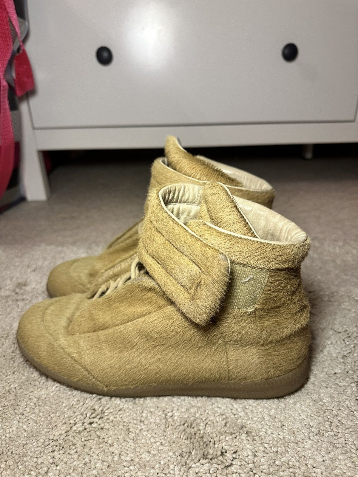 Maison Margiela Maison Margiela Future High Sneaker Pony Hair RARE Size US 7.5 / EU 40-41 - 4 Thumbnail