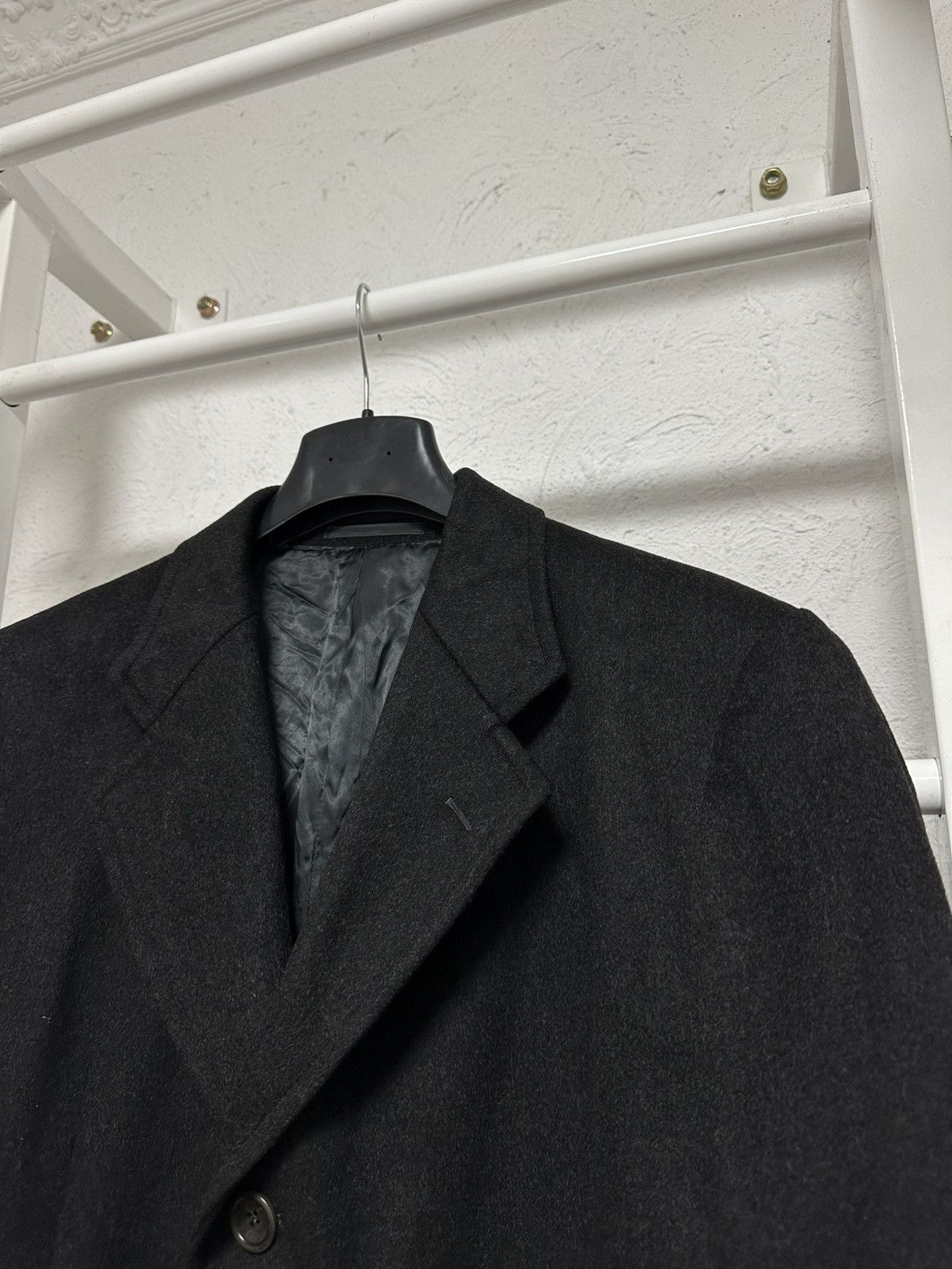 Armani Collezioni Men’s Gray Wool Coat Size L